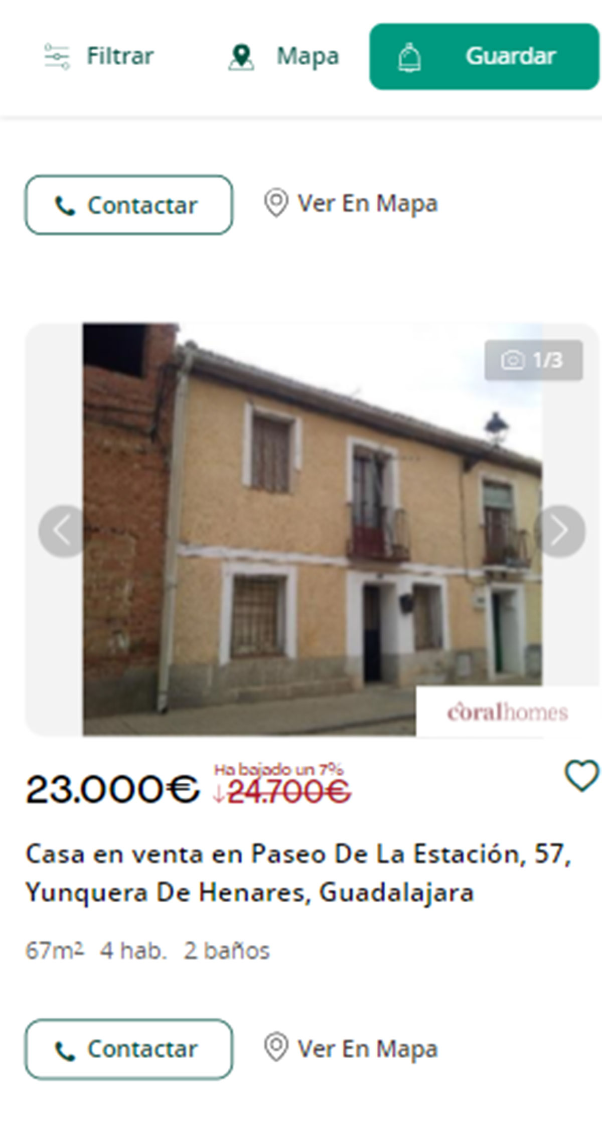 Casa en Guadalajara por 23.000 euros