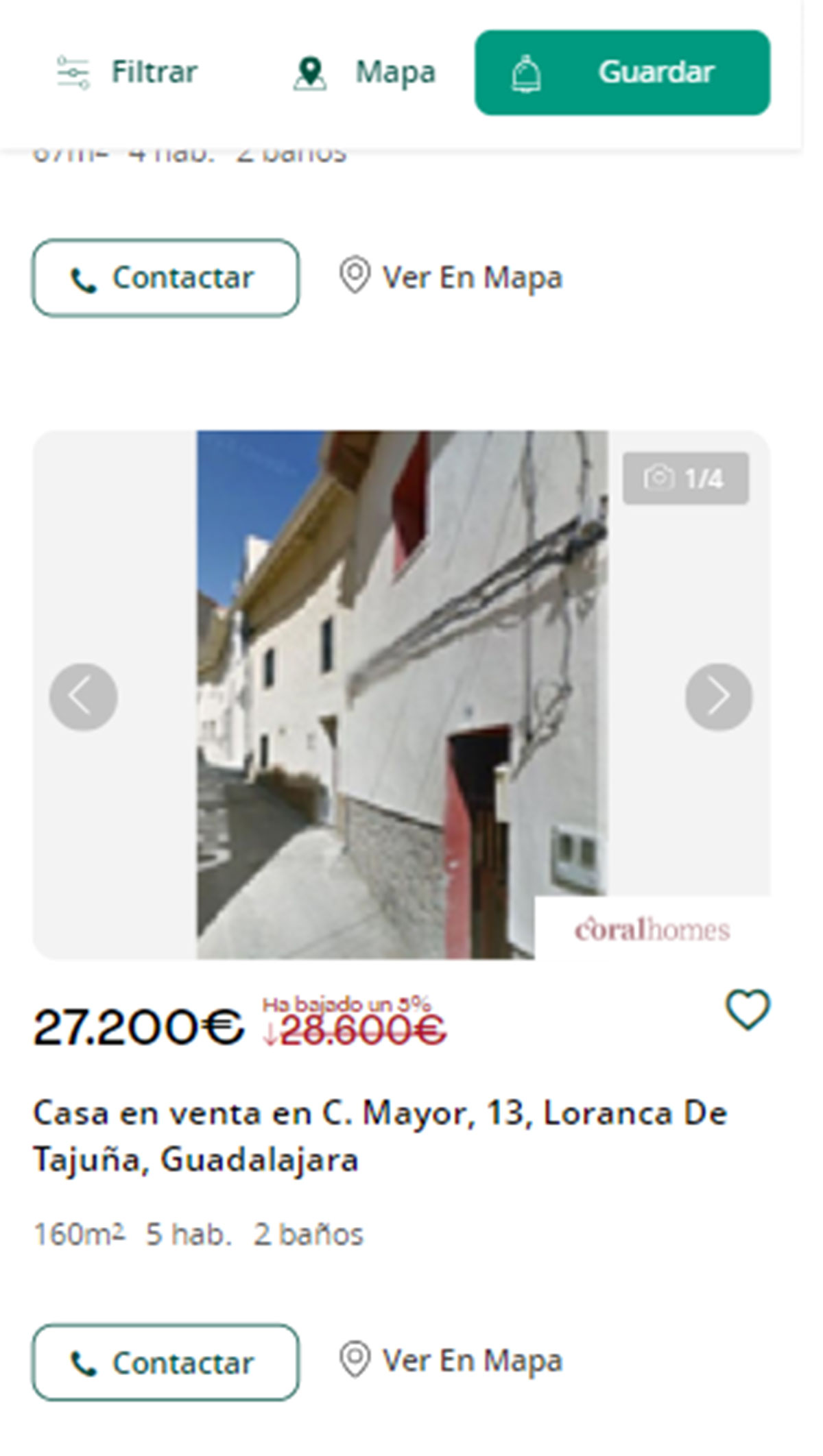 Casa en Guadalajara por 27.200 euros