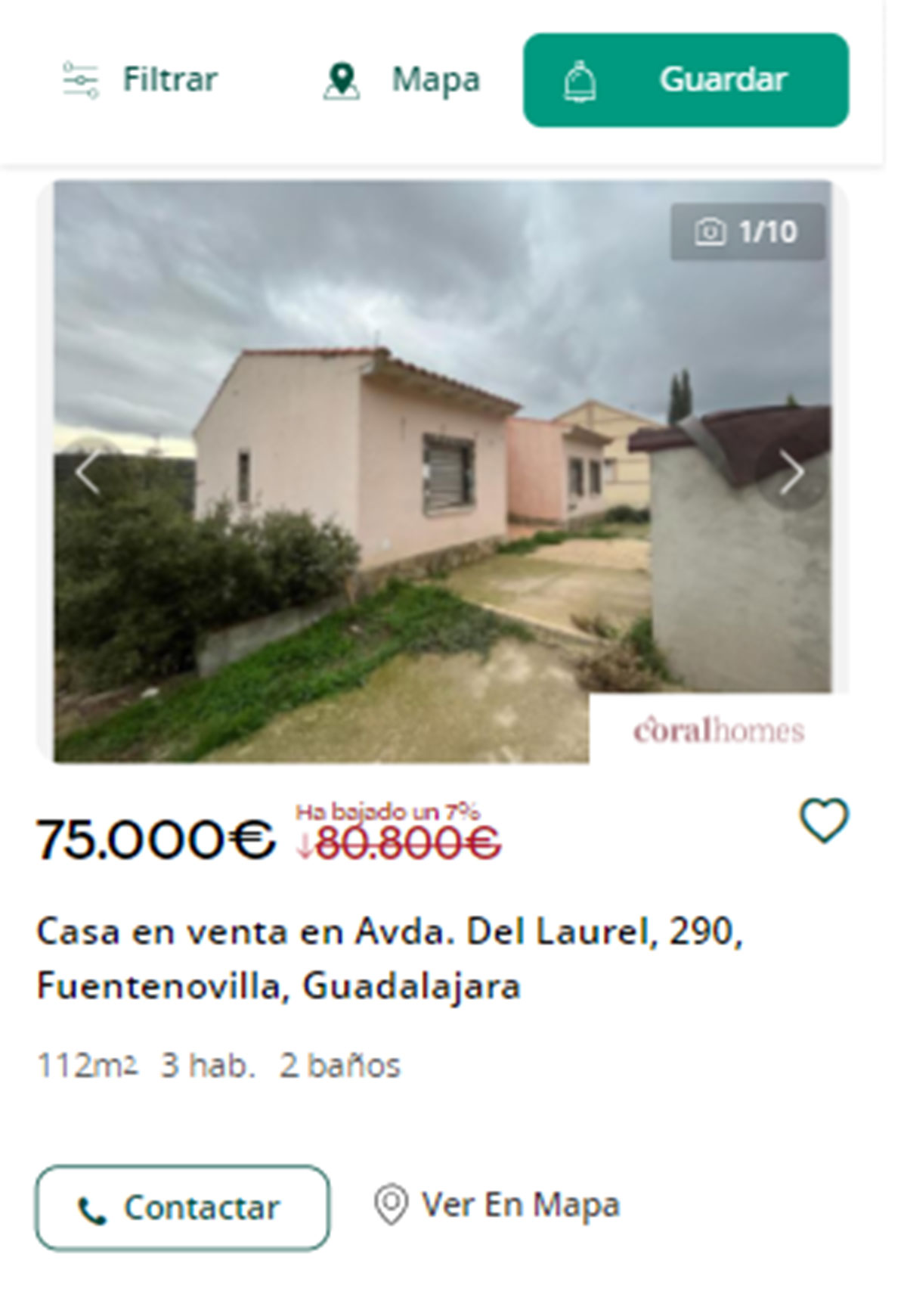 Casa en Guadalajara por 75.000 euros
