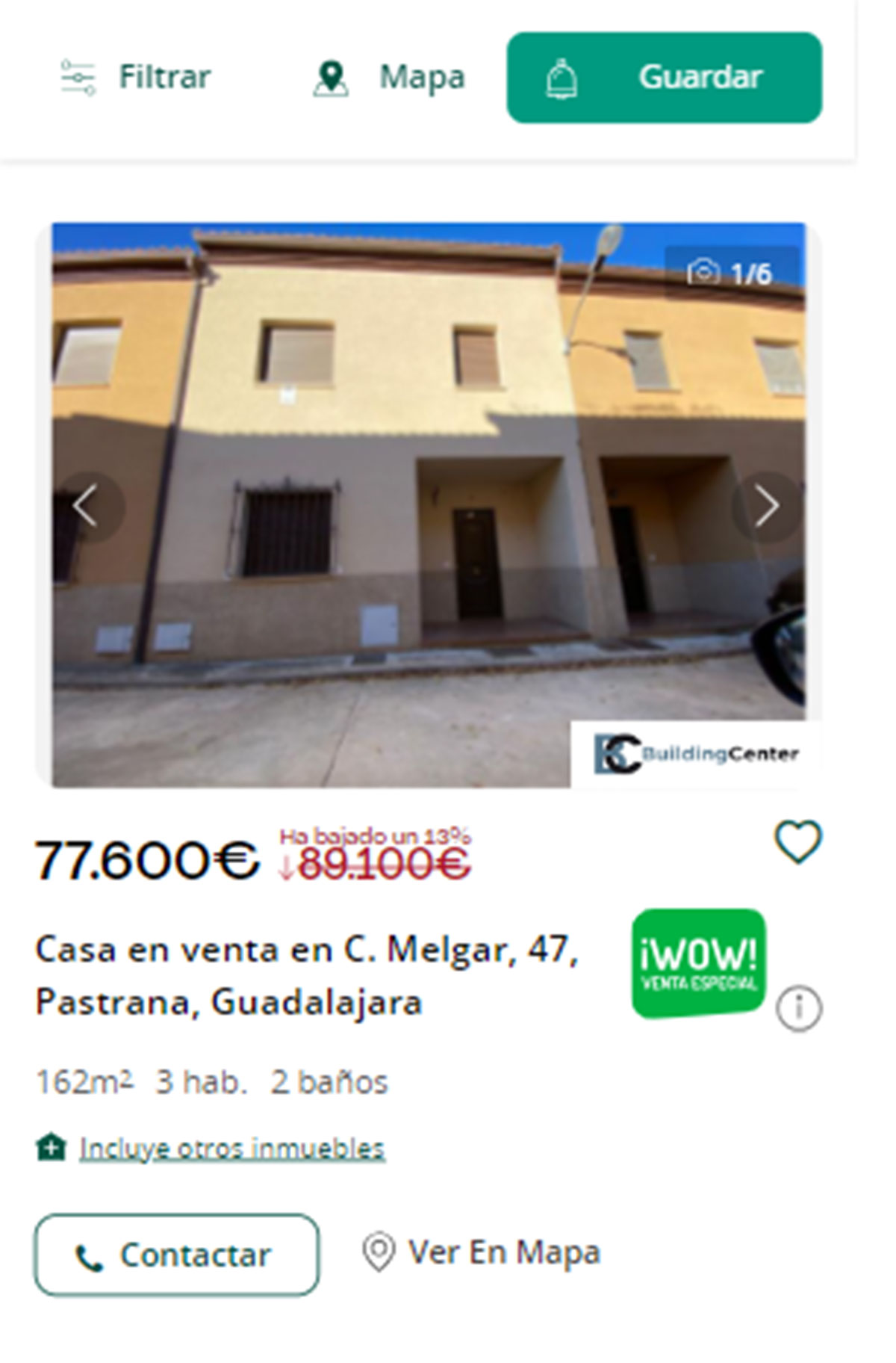 Casa en Guadalajara por 77.600 euros