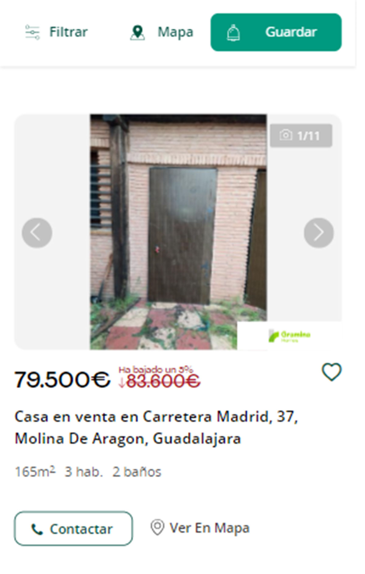 Casa en Guadalajara por 79.500 euros
