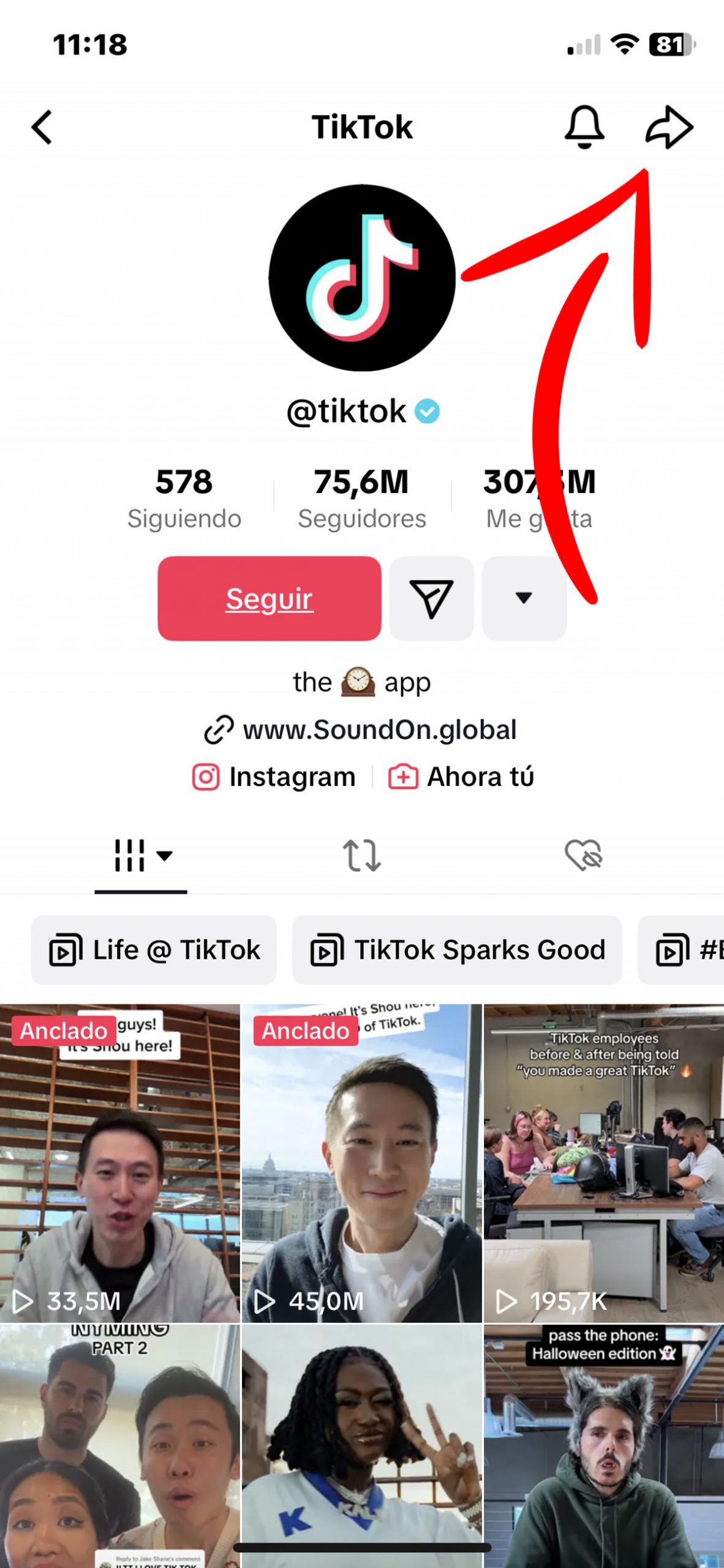 Perfil para bloquear