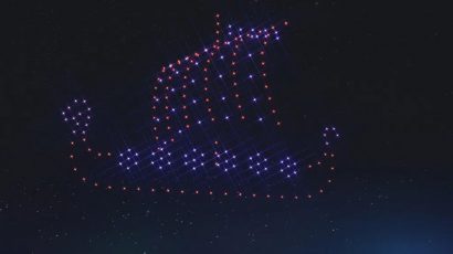 Cómo ver el espectáculo nocturno de drones en Madrid por el Día de la Hispanidad.