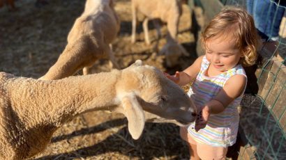 Montar en poni y dar de comer a cabras, de lo más divertido en las granjas de animales para ir con niños