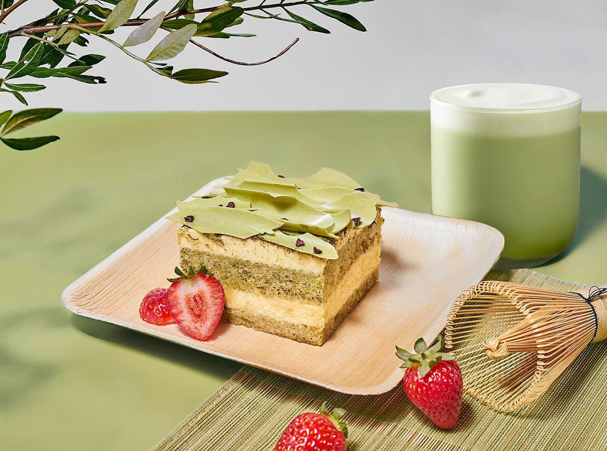 Tiramisú de té matcha