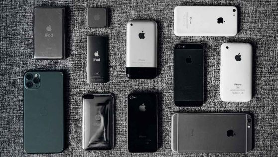 Diferentes modelos de iPhones
