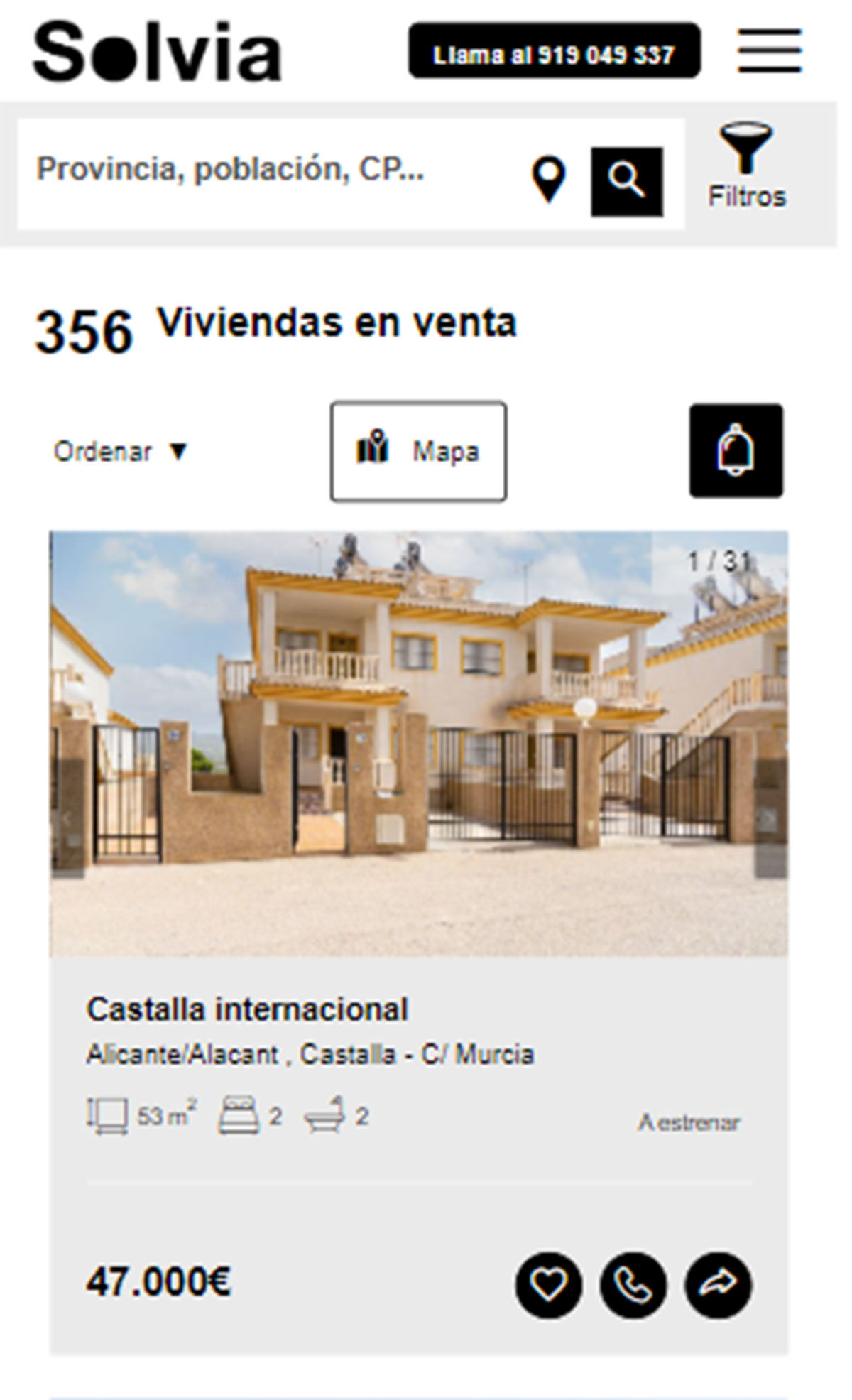 Piso a estrenar por 47.000 euros