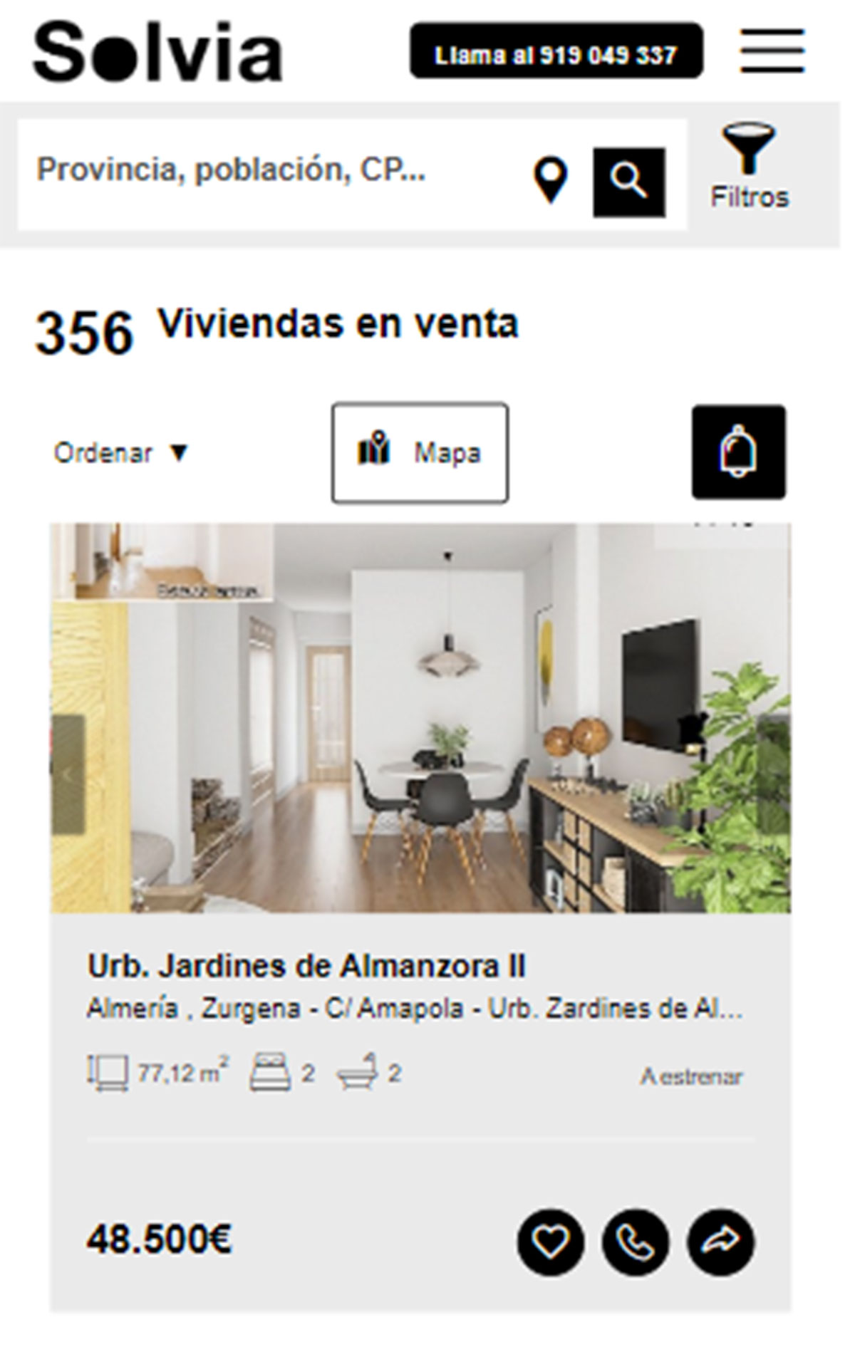 Piso a estrenar por 48.000 euros