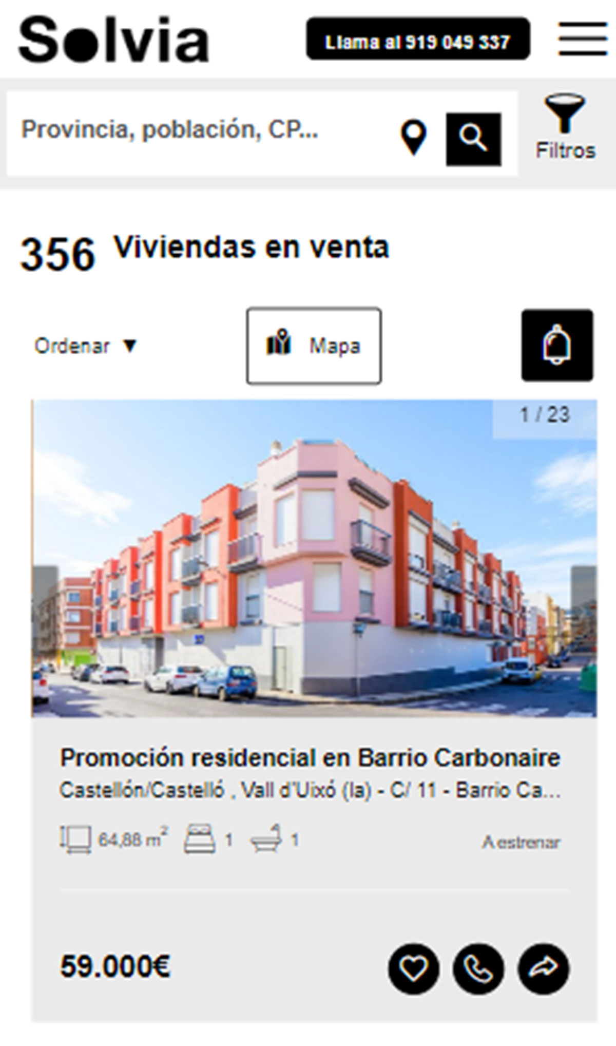 Piso a estrenar por 59.000 euros