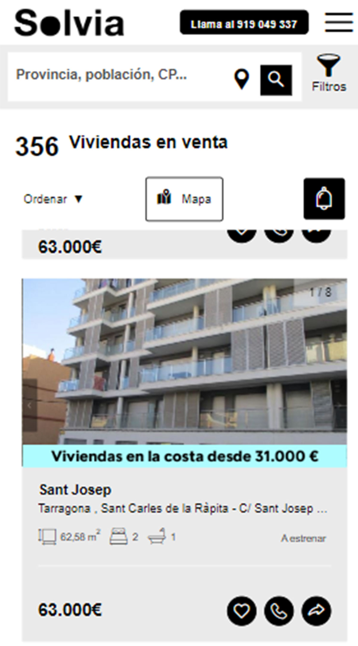 Piso a estrenar por 63.000 euros