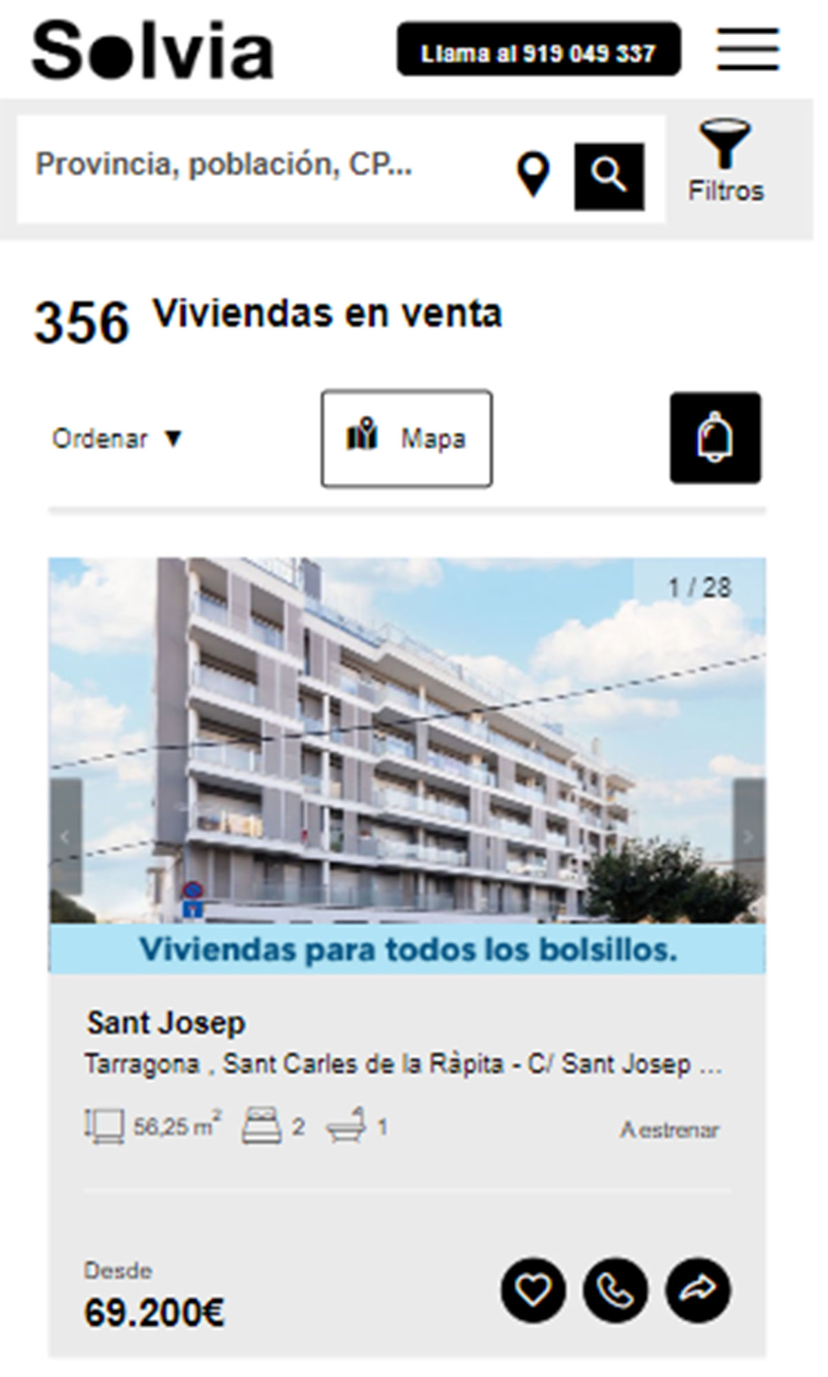 Piso a estrenar por 69.000 euros