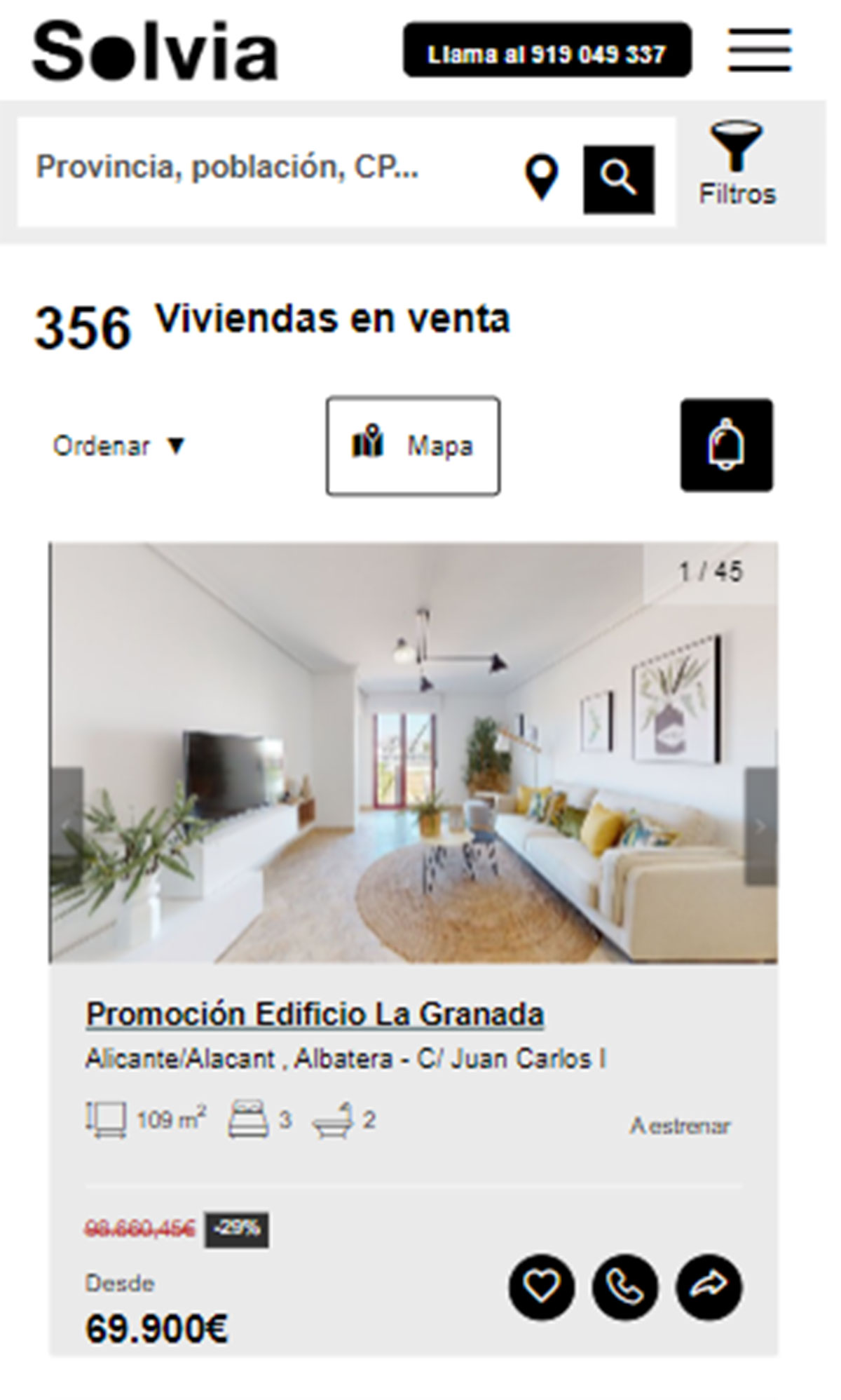 Piso a estrenar por menos de 70.000 euros