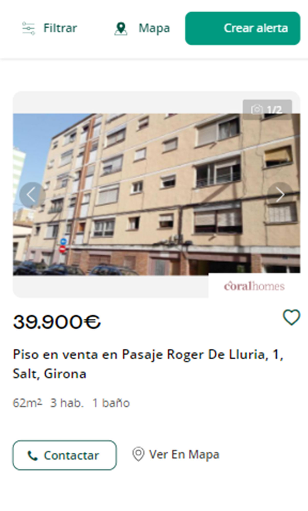 Piso en Girona por 39.000 euros