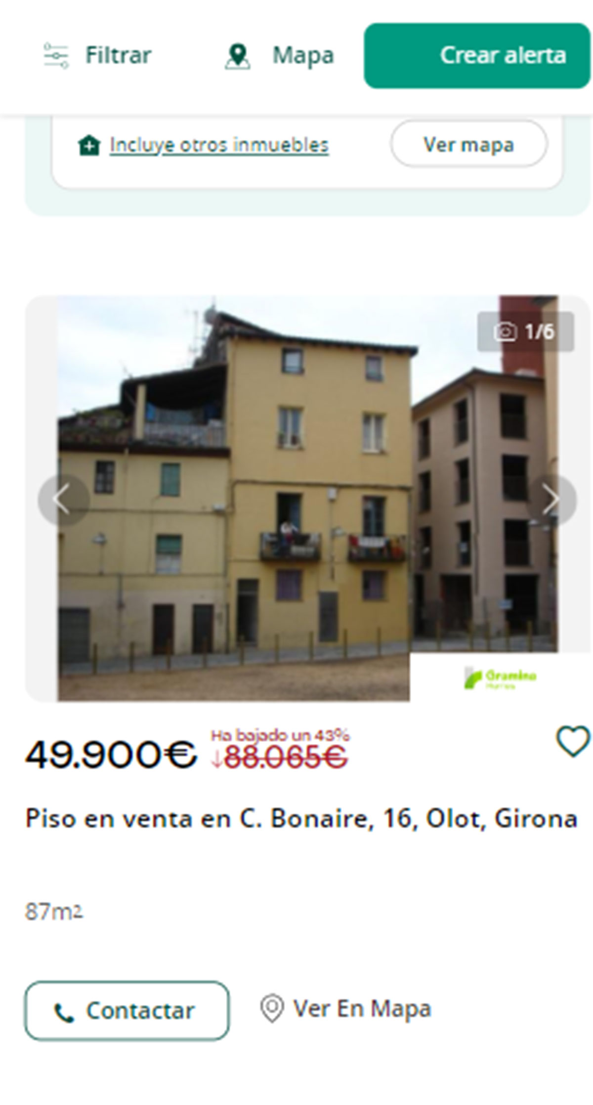 Piso en Girona por 49.000 euros