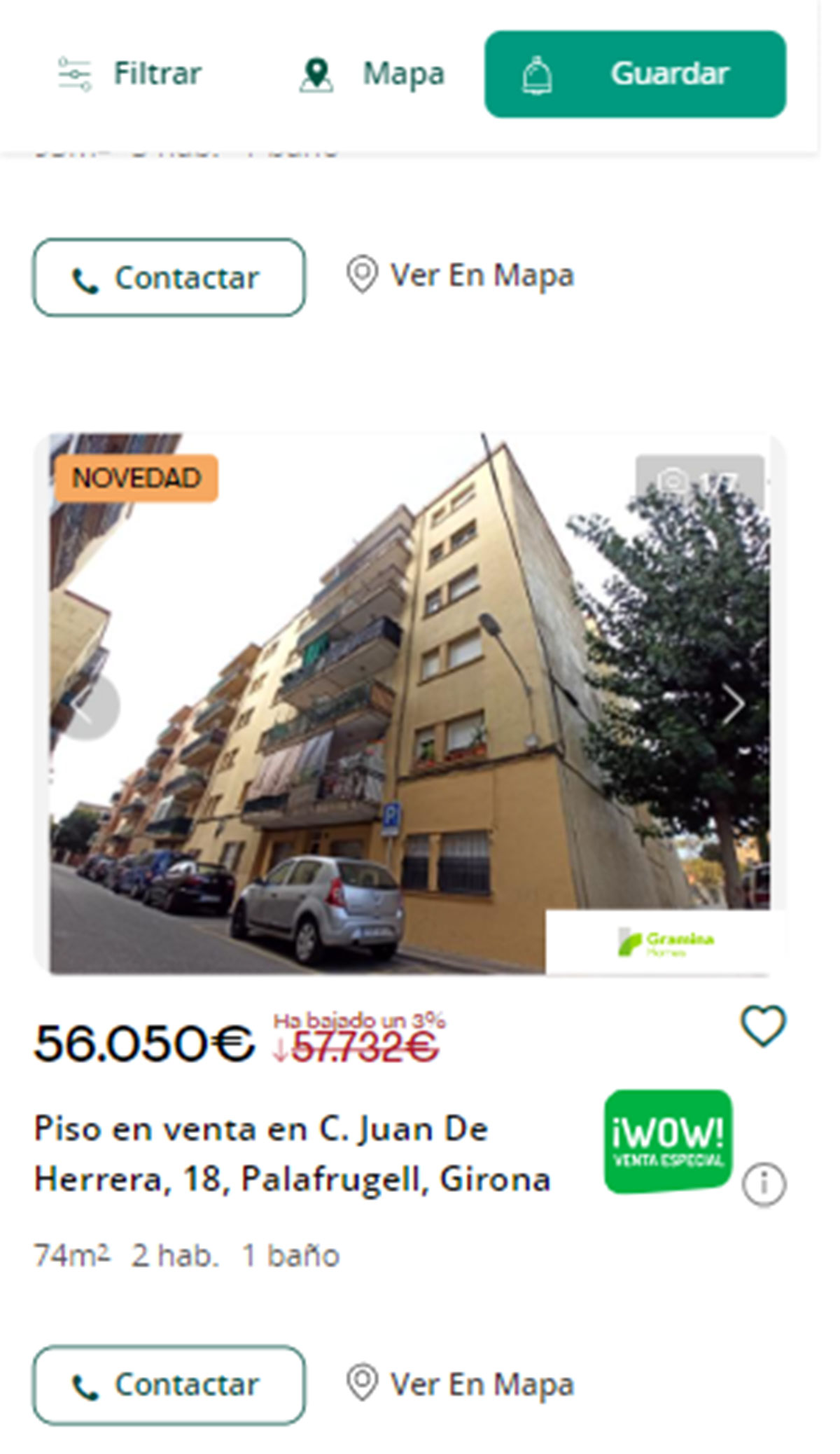 Piso en Girona por 56.100 euros