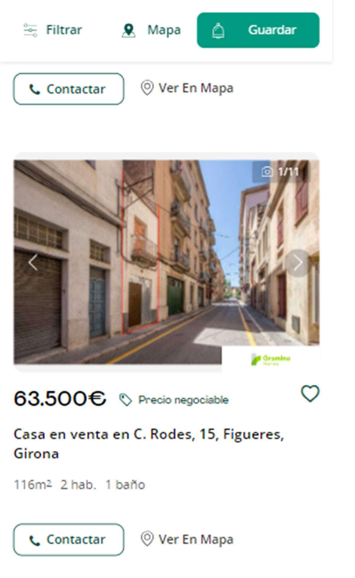 Piso en Girona por 63.000 euros