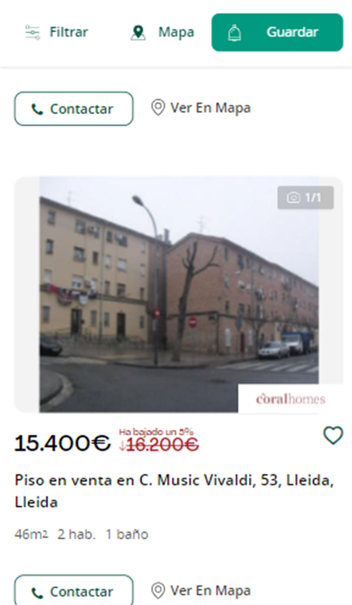 Piso en Lleida por 15.400 euros