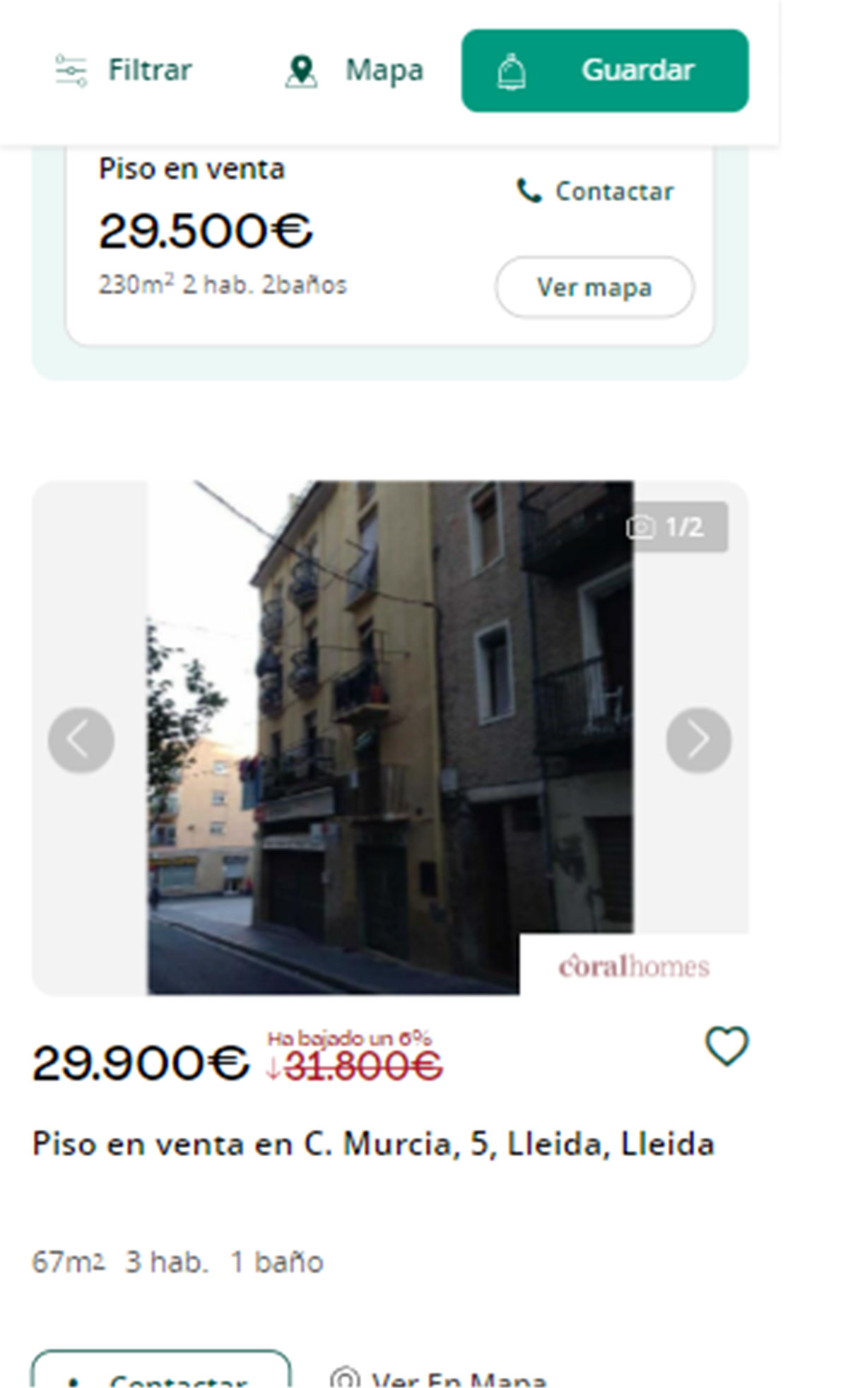 Piso en Lleida por 29.000 euros