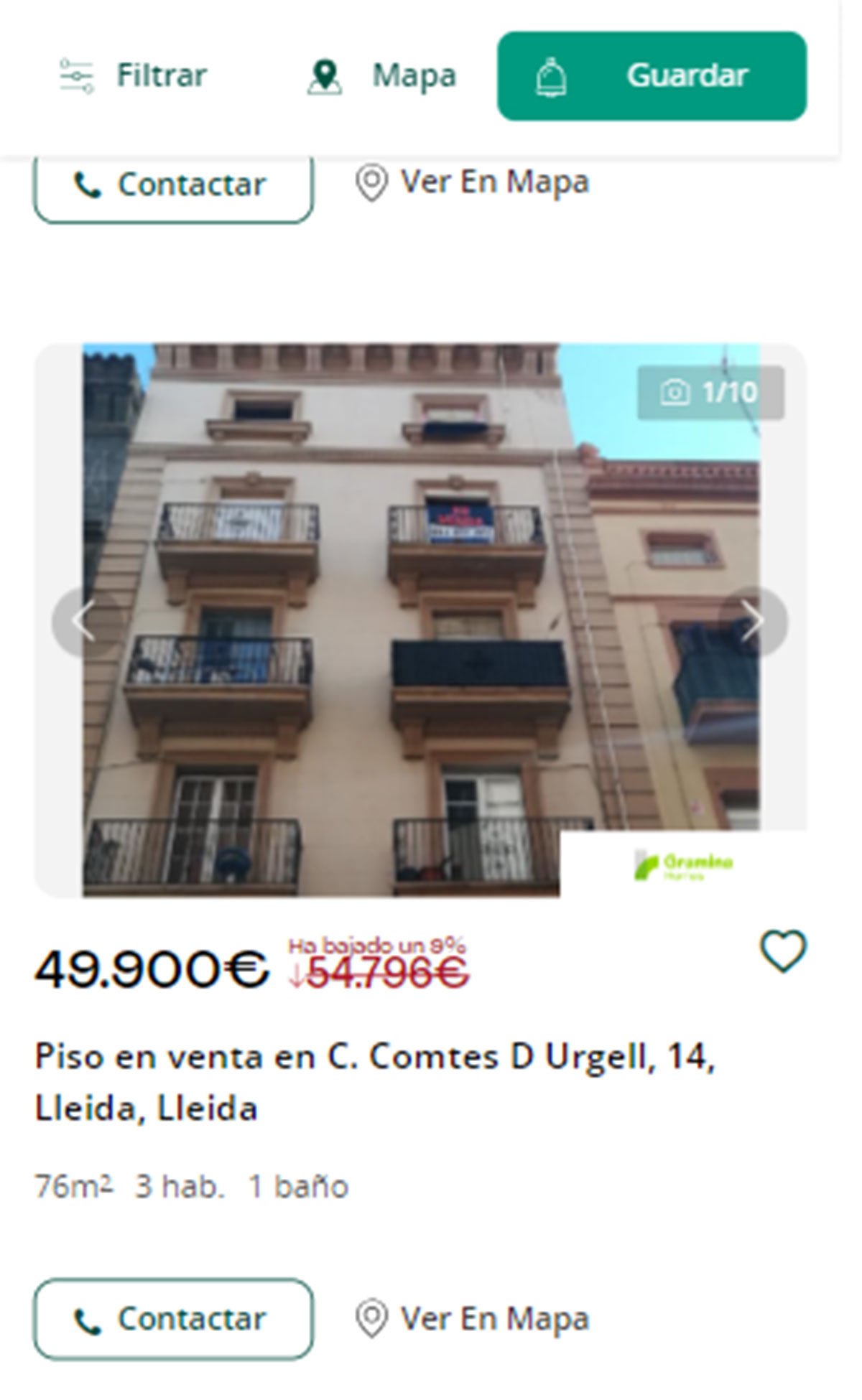 Piso en Lleida por 49.000 euros