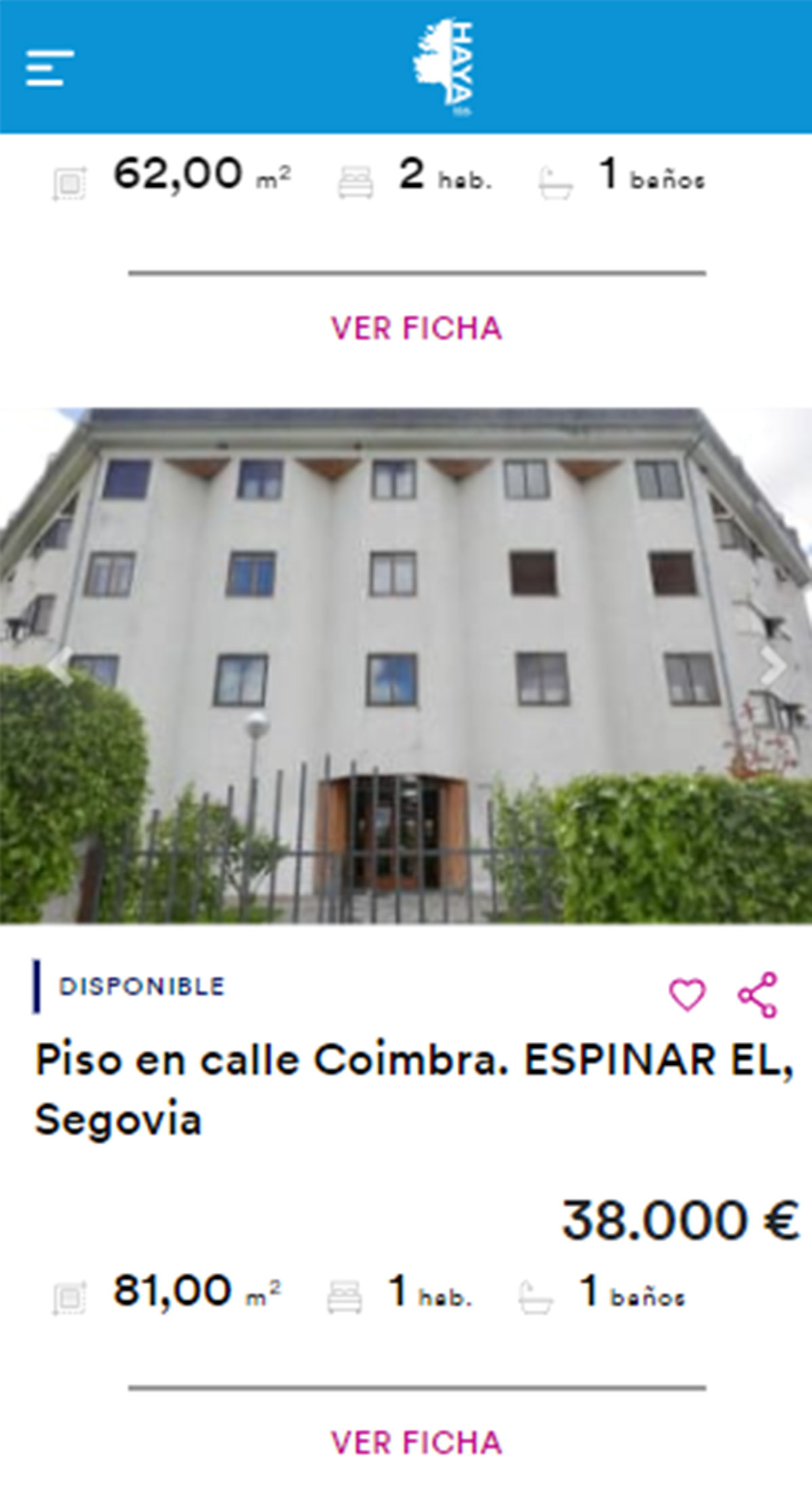 Piso con terraza por 38.000 euros