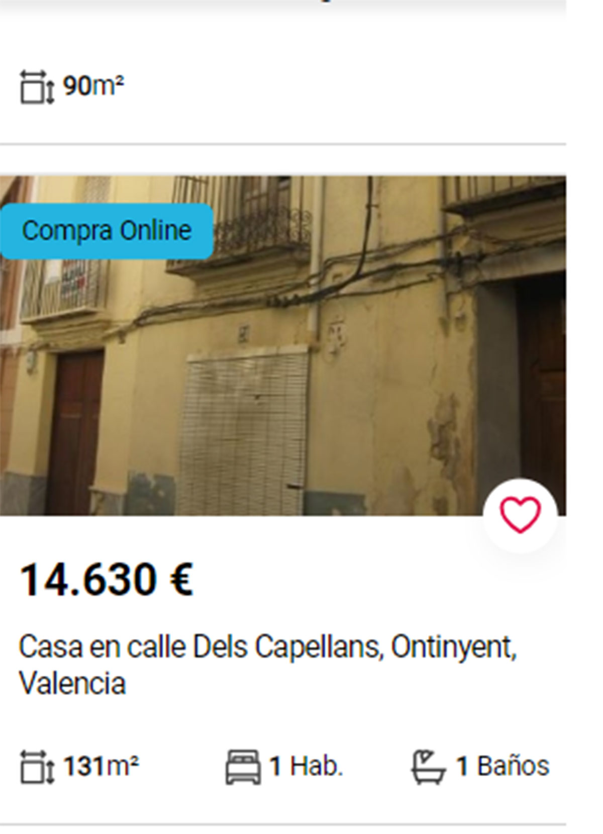 Piso en Valencia por 14.600 euros