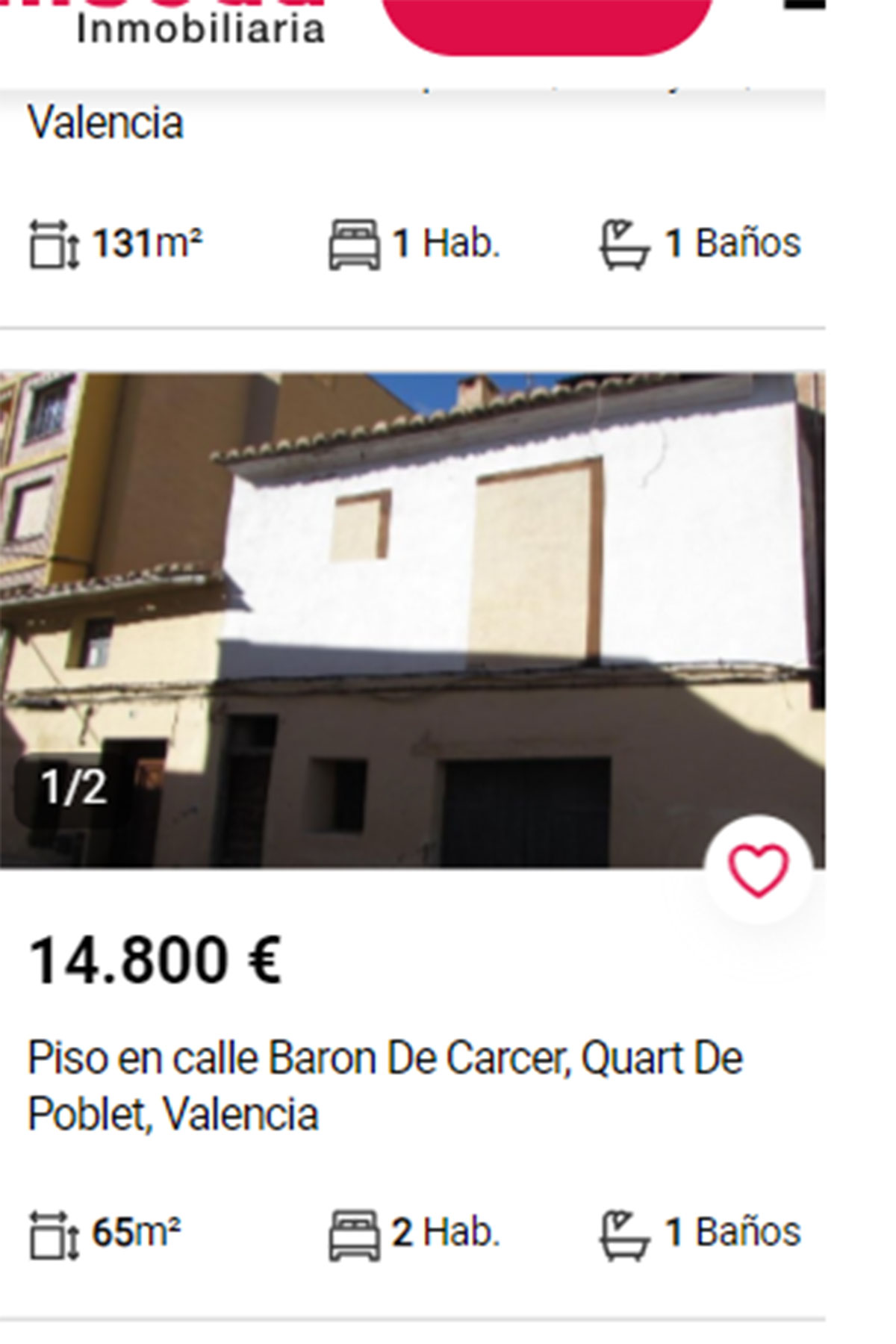 Piso en Valencia por 14.800 euros