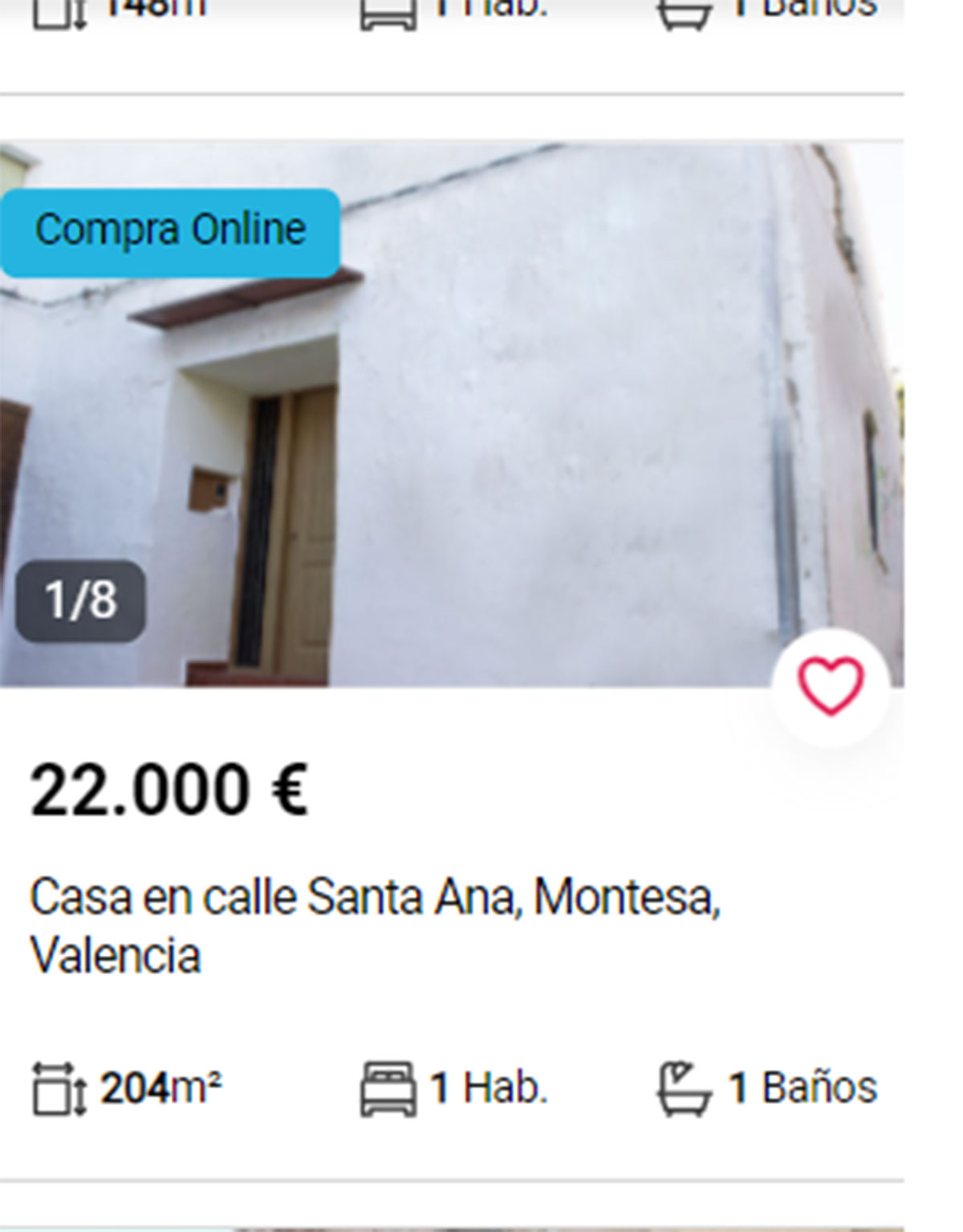 Piso en Valencia por 22.000 euros