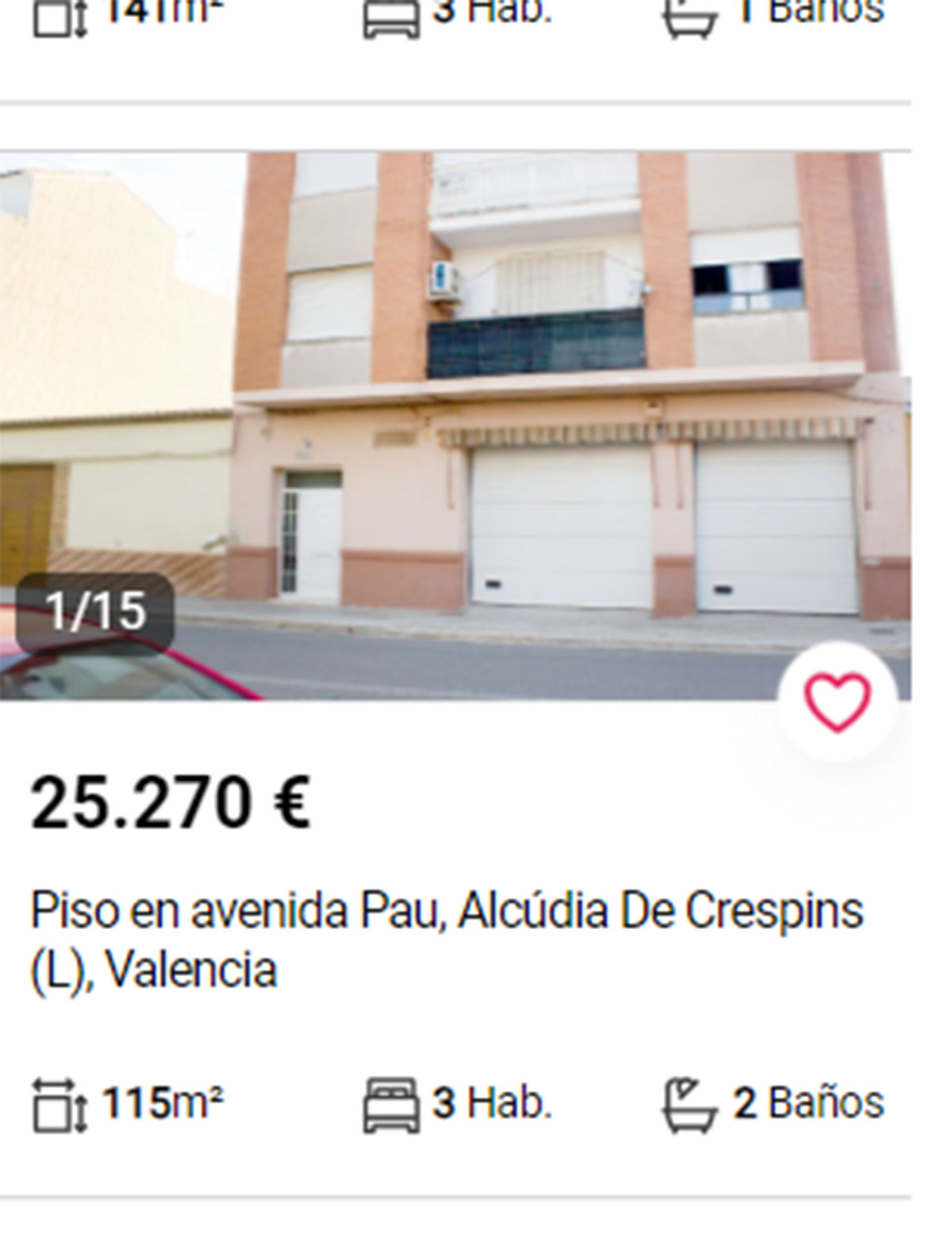 Piso en Valencia por 25.000 euros