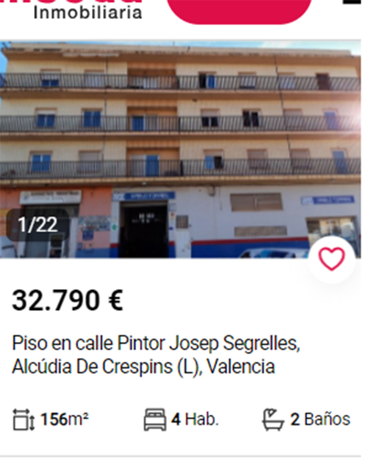 Piso en Valencia por 32.000 euros