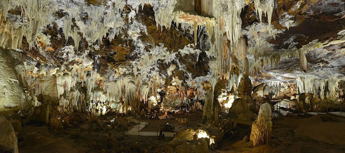 Plano de la vista de la cueva