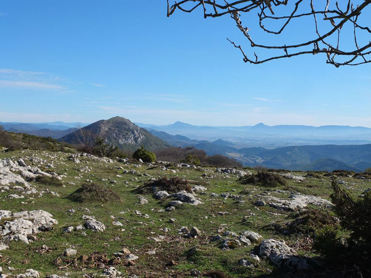 Cumbre con el dolmen