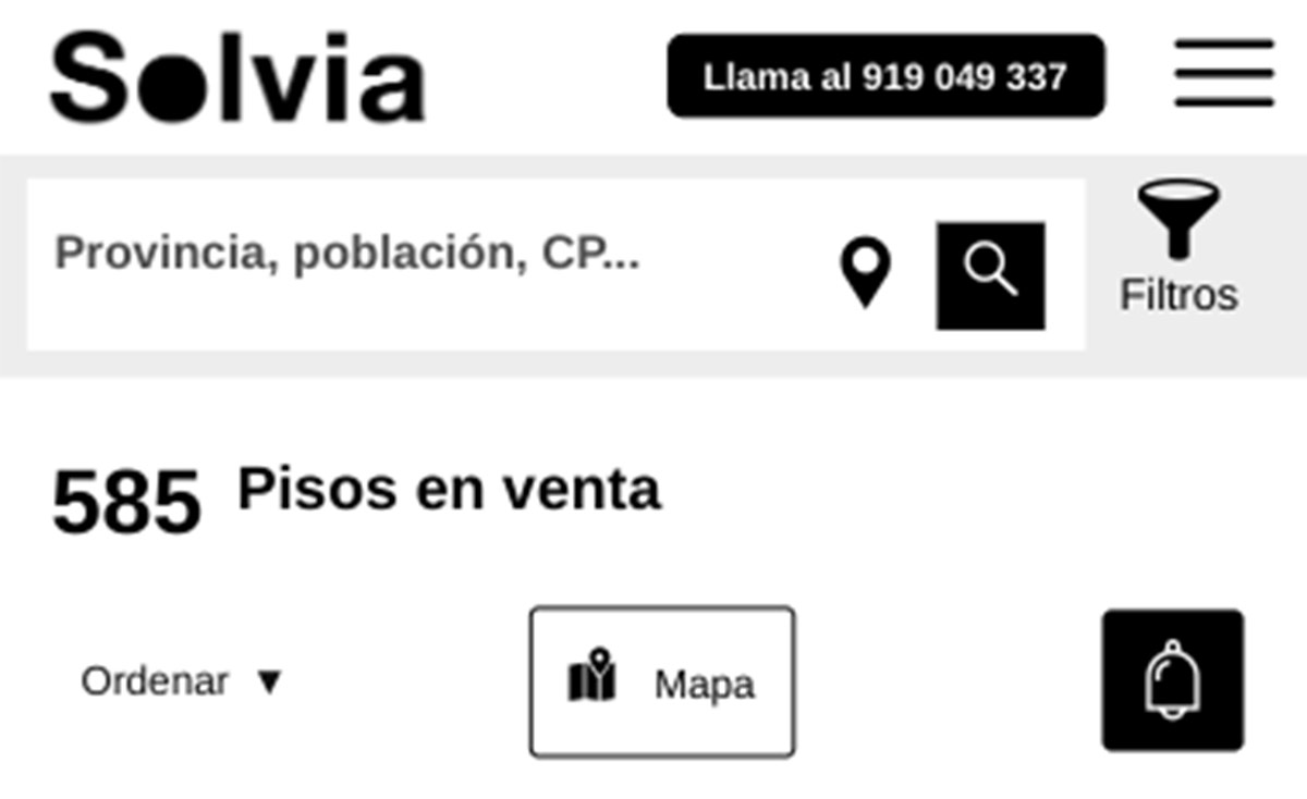 Catálogo de pisos de Solvia