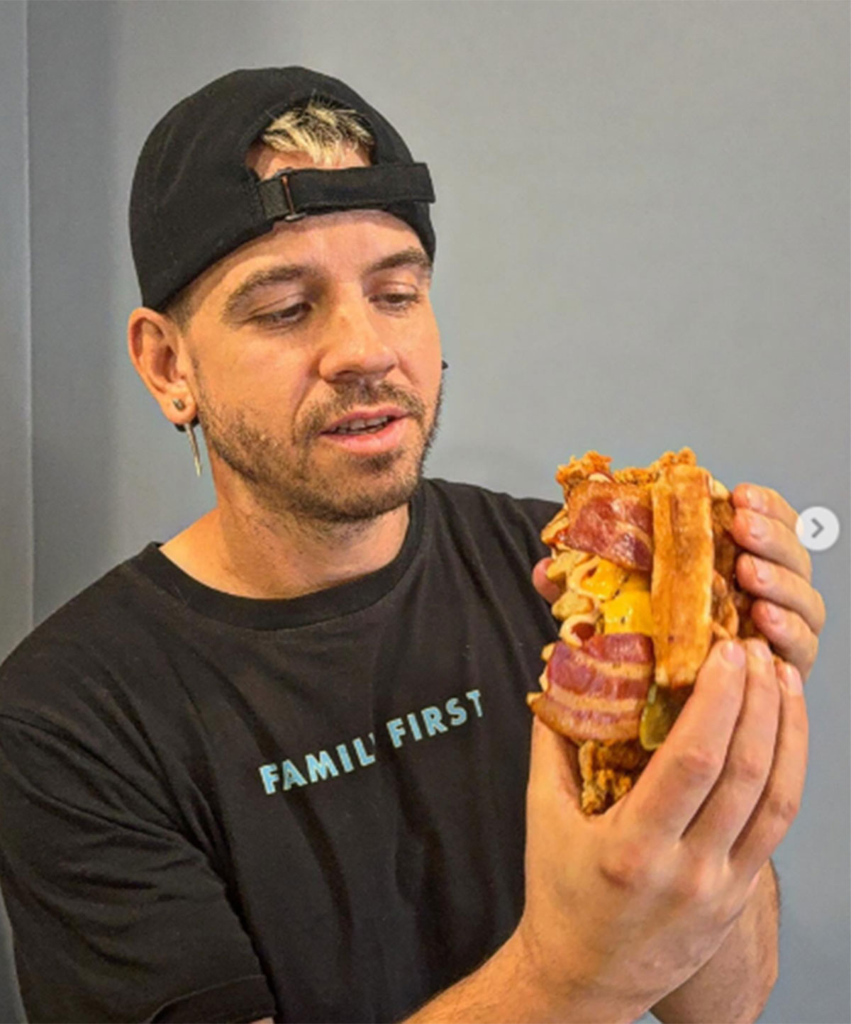 Dabiz Muñoz con Chicken waffle