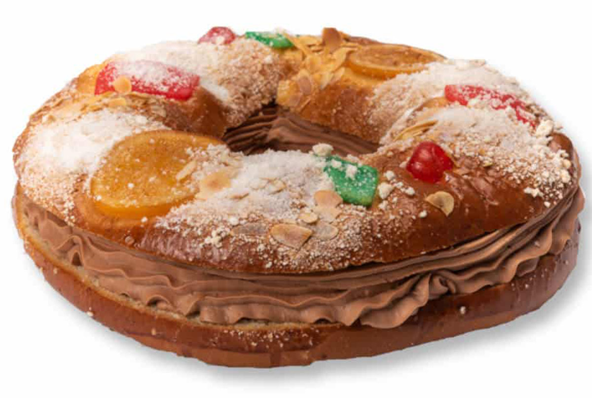 Roscón de chocolate