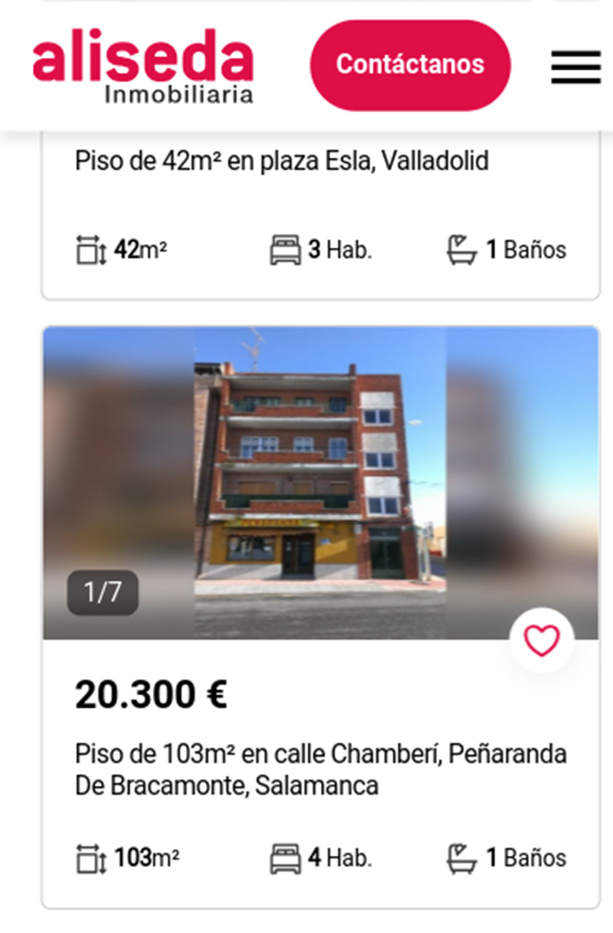 Piso con tres habitaciones por 20.300 euros