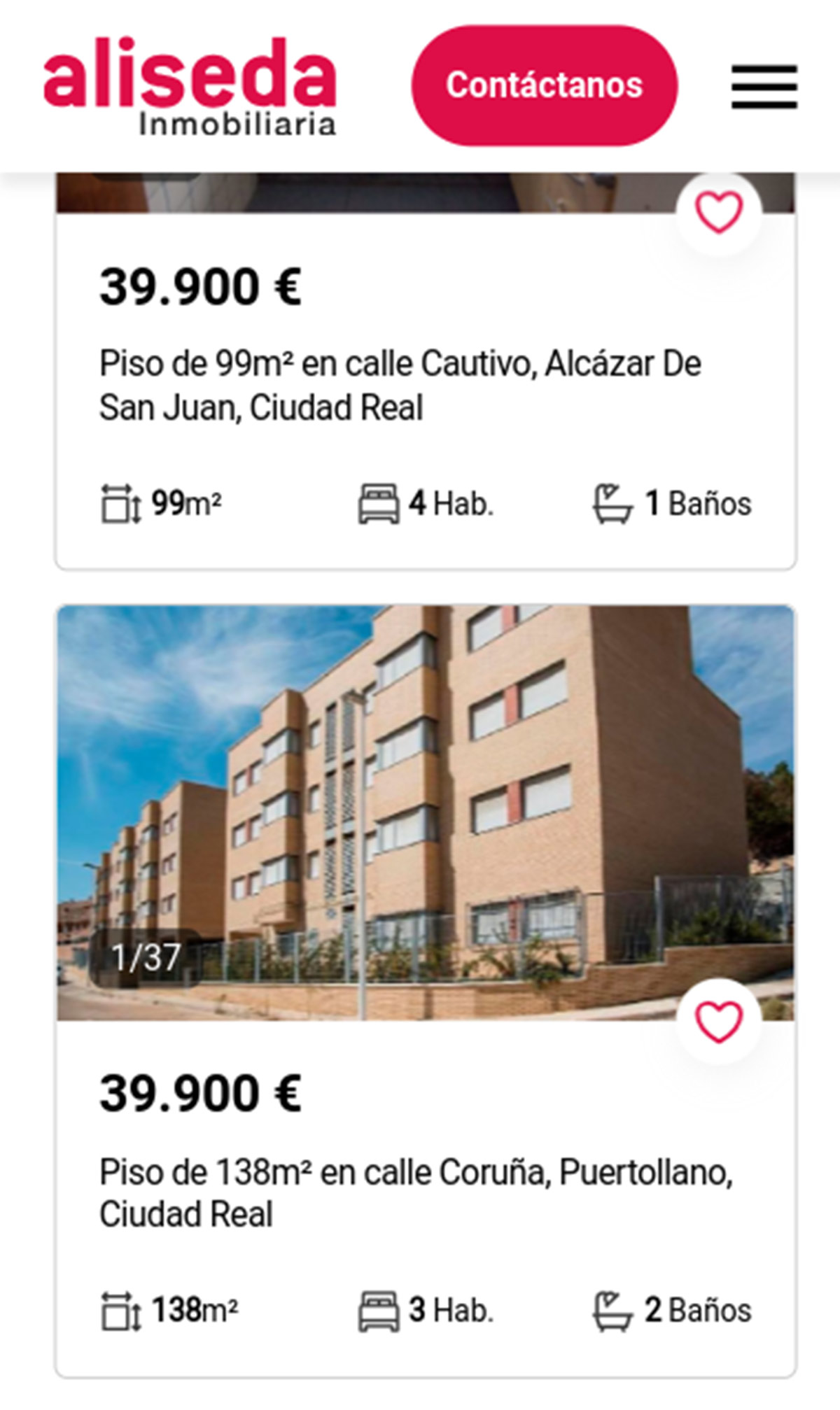 Piso con tres habitaciones por 39.900 euros
