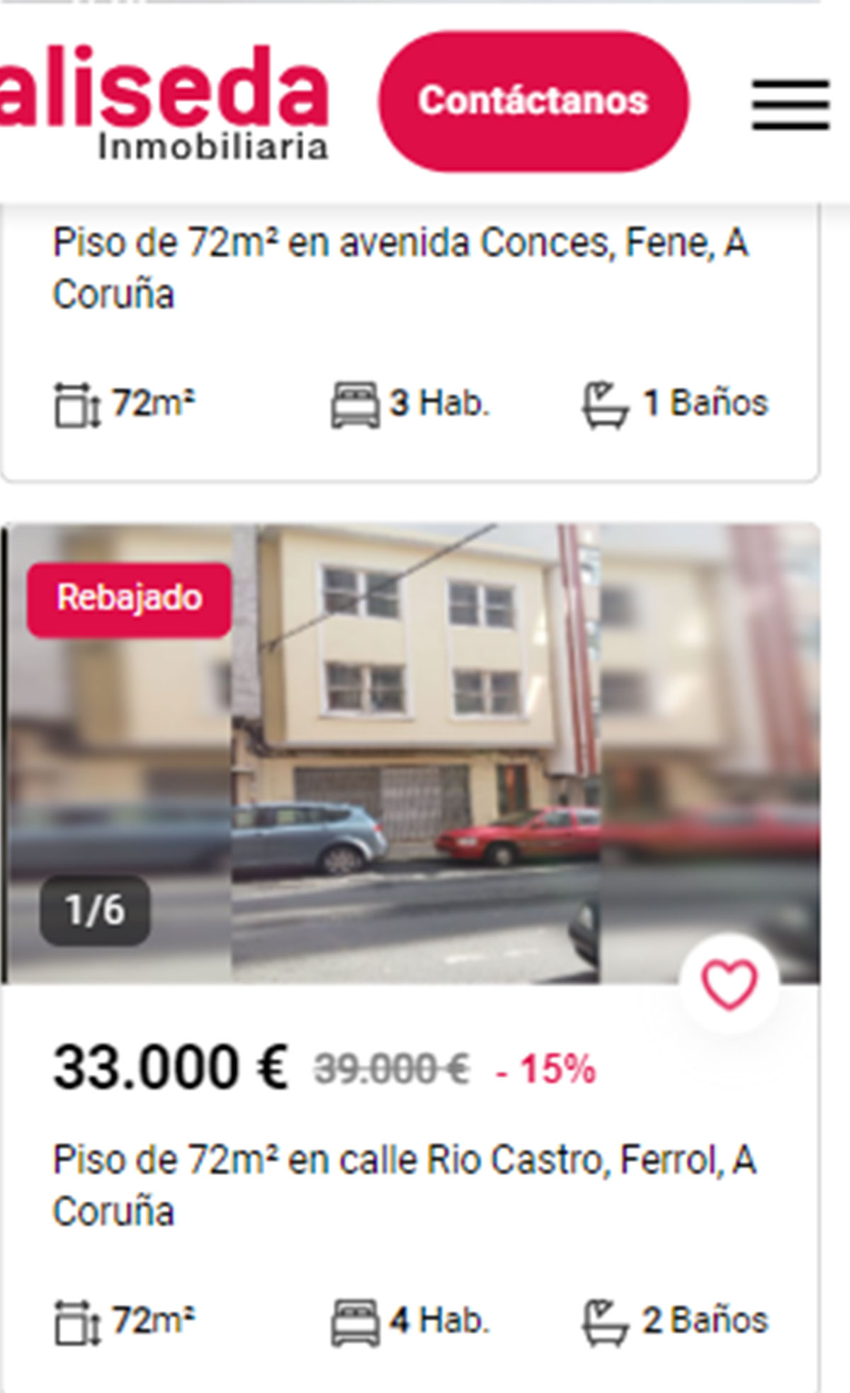 Piso en A Coruña por 33.000 euros