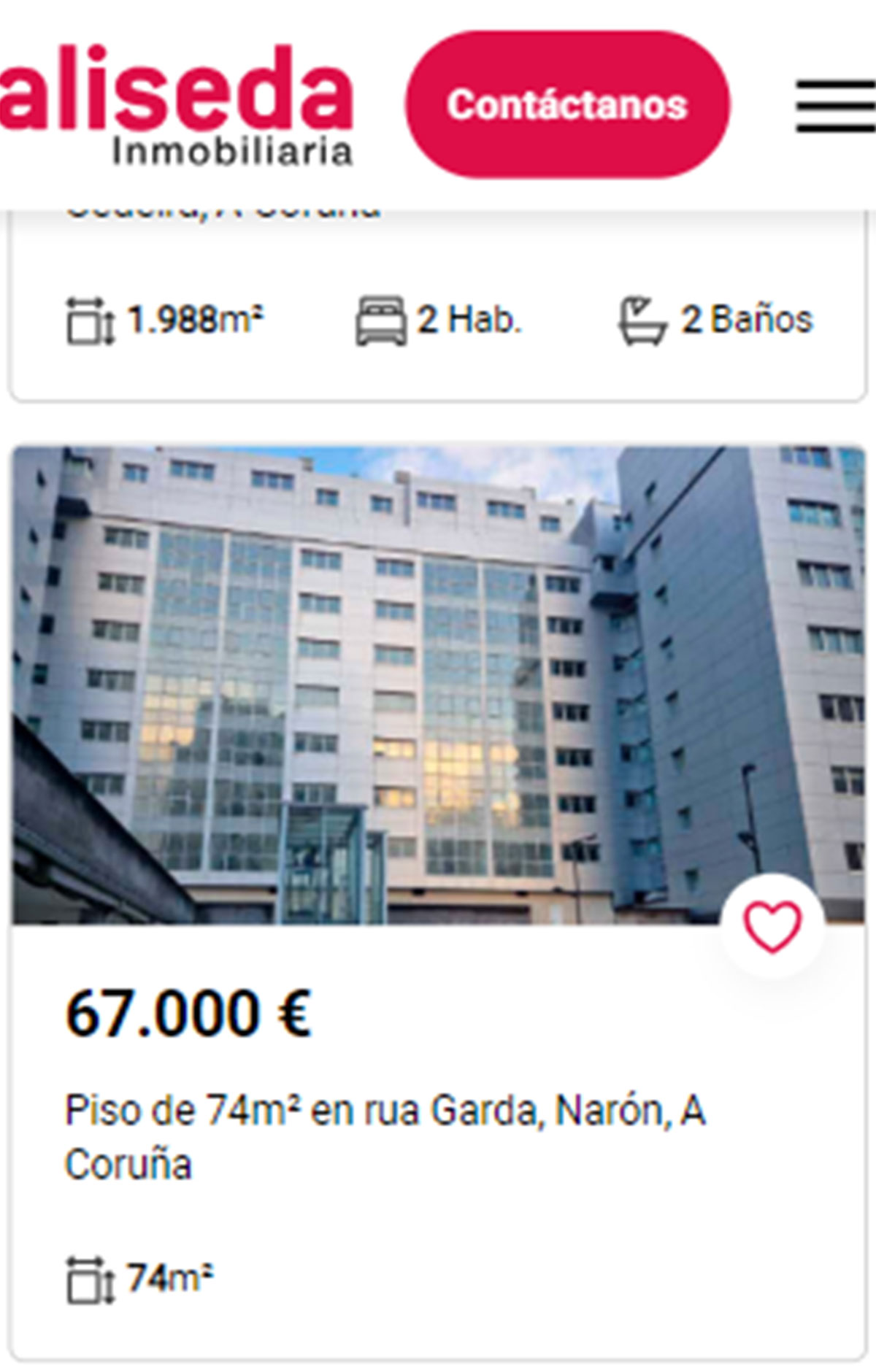 Piso en A Coruña por 67.000 euros