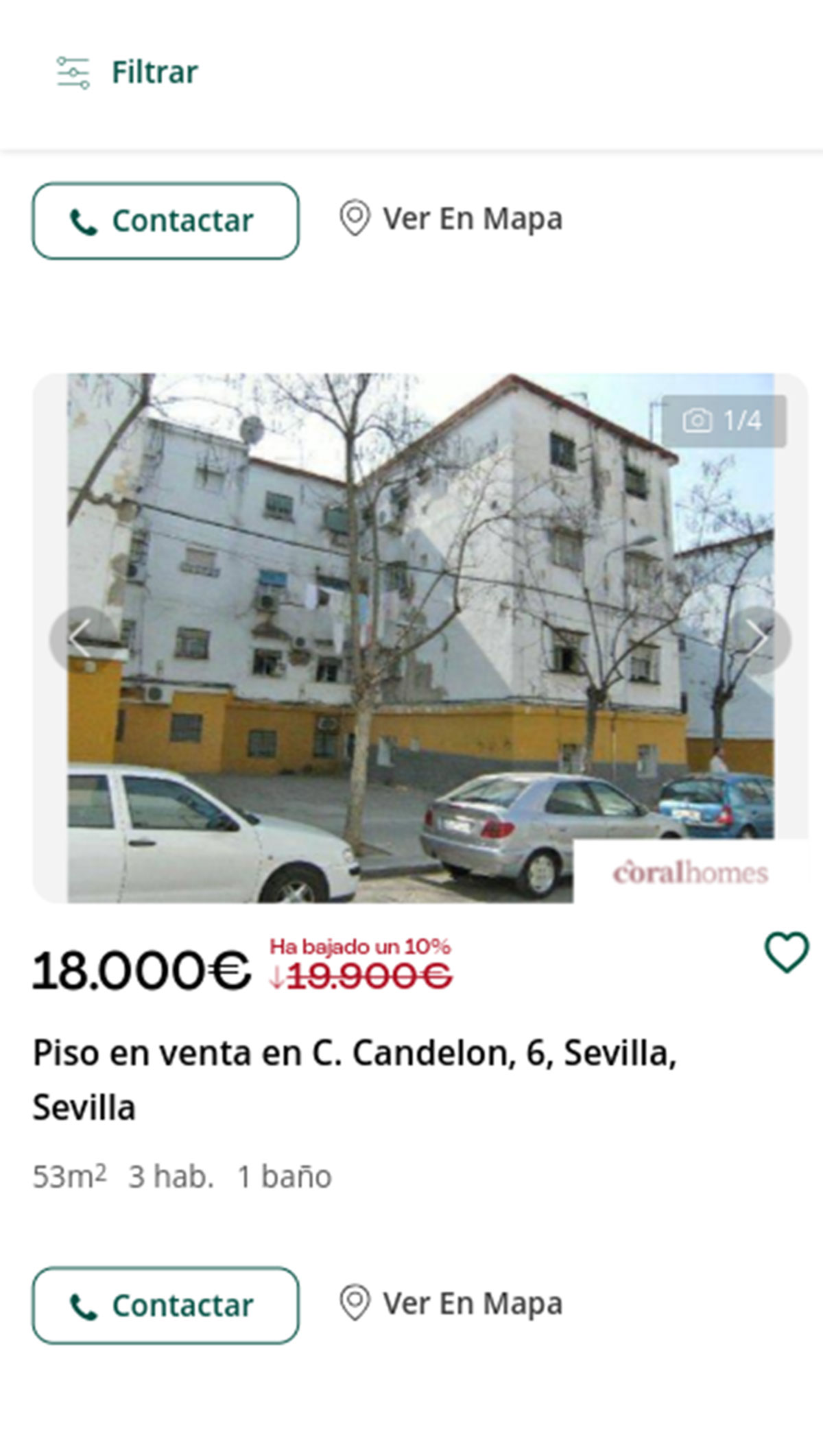 Pisos con descuento por 18.000 euros