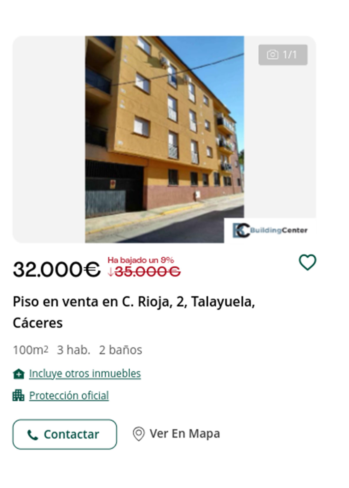 Piso con descuento por 32.000 euros