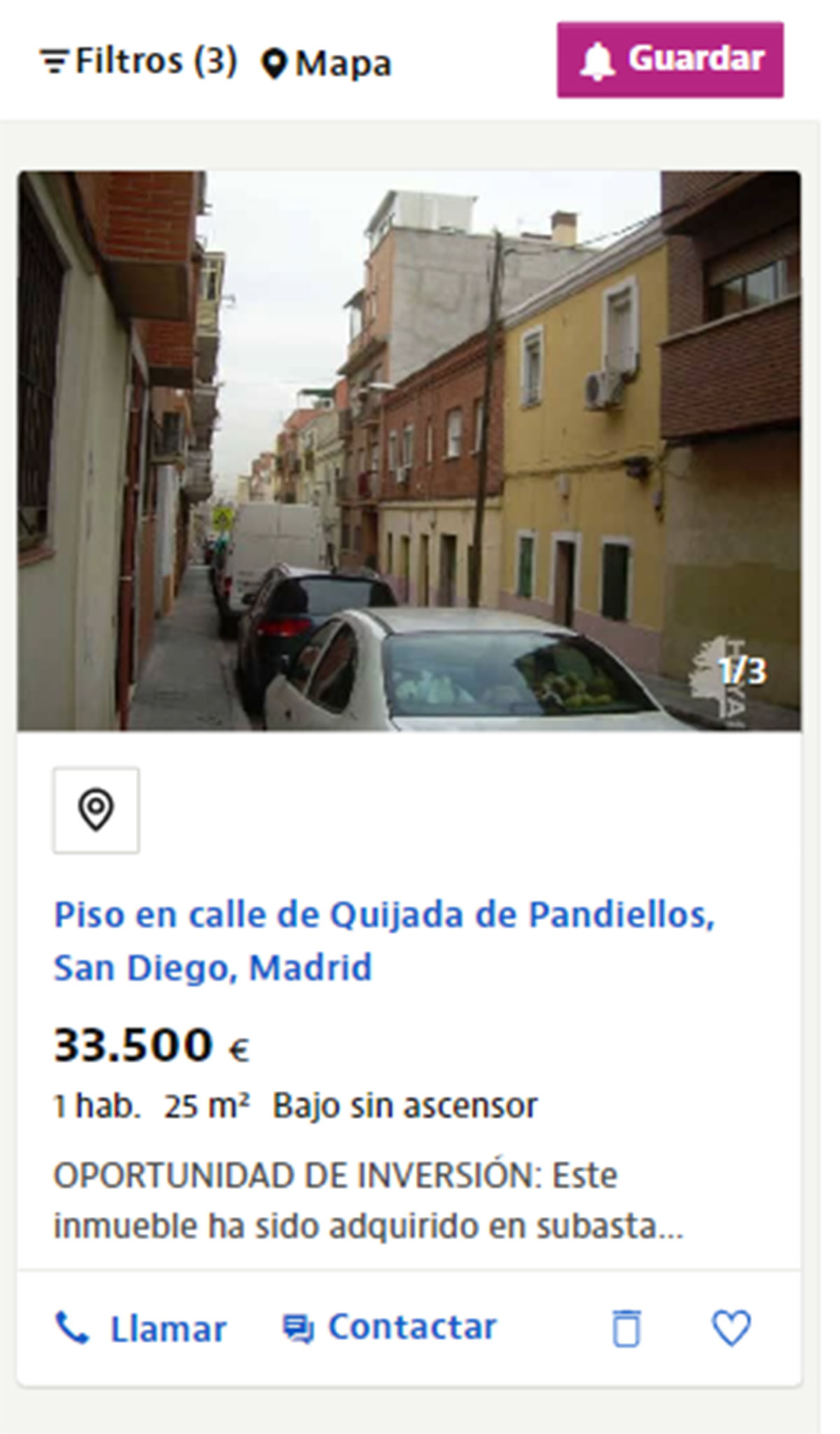 Piso cerca de Madrid por 33.500 euros