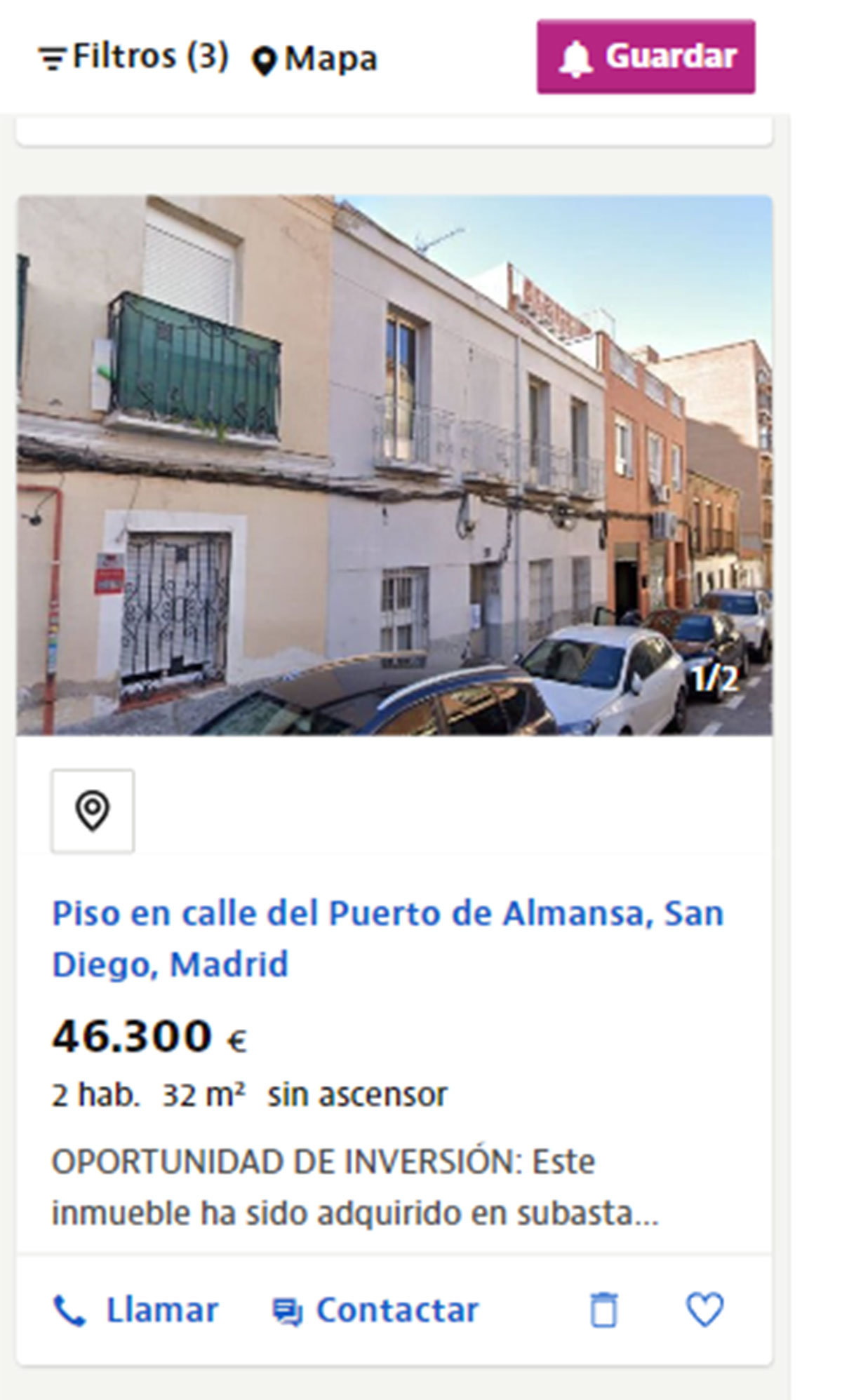 Piso cerca de Madrid por 46.300 euros