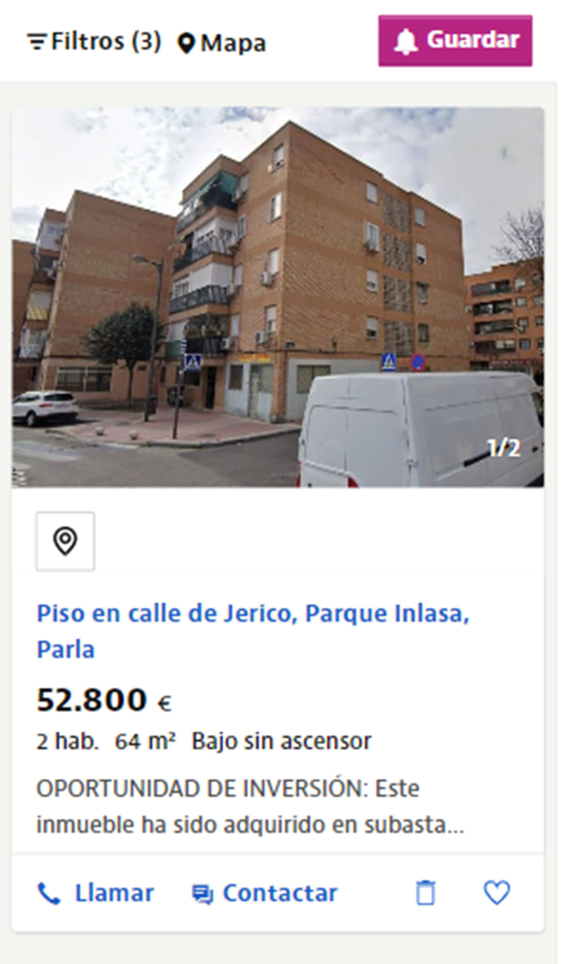 Piso cerca de Madrid por 52.800 euros