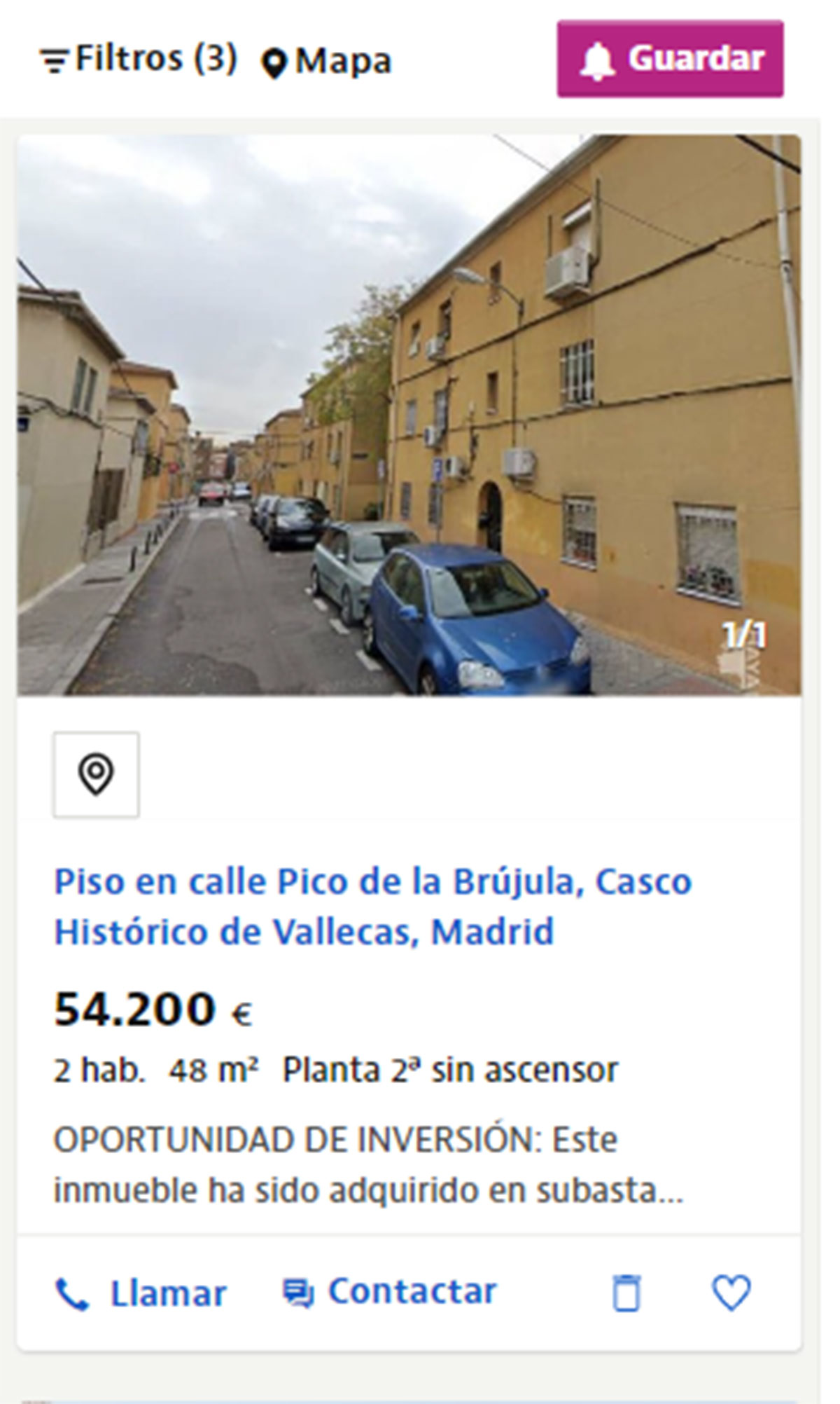 Piso cerca de Madrid por 54.200 euros