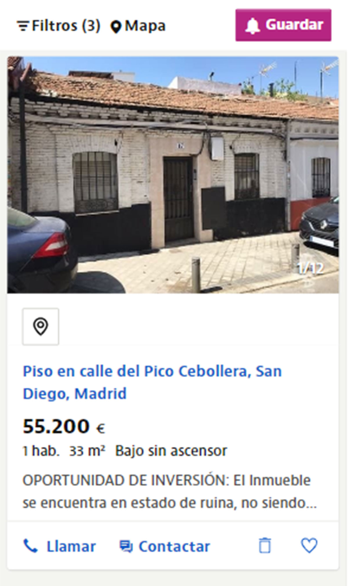 Piso cerca de Madrid por 55.200 euros