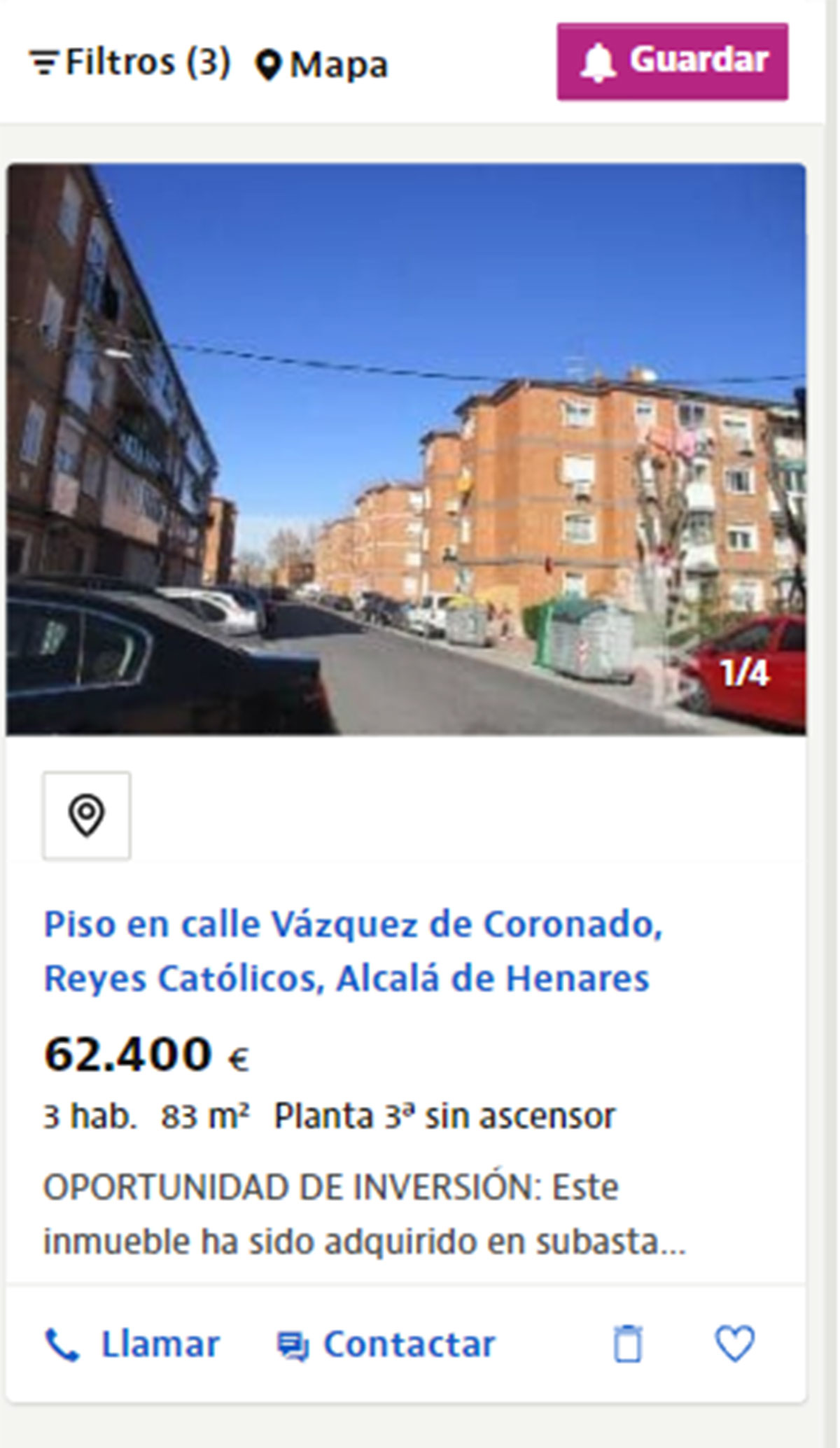 Piso cerca de Madrid por 64.200 euros