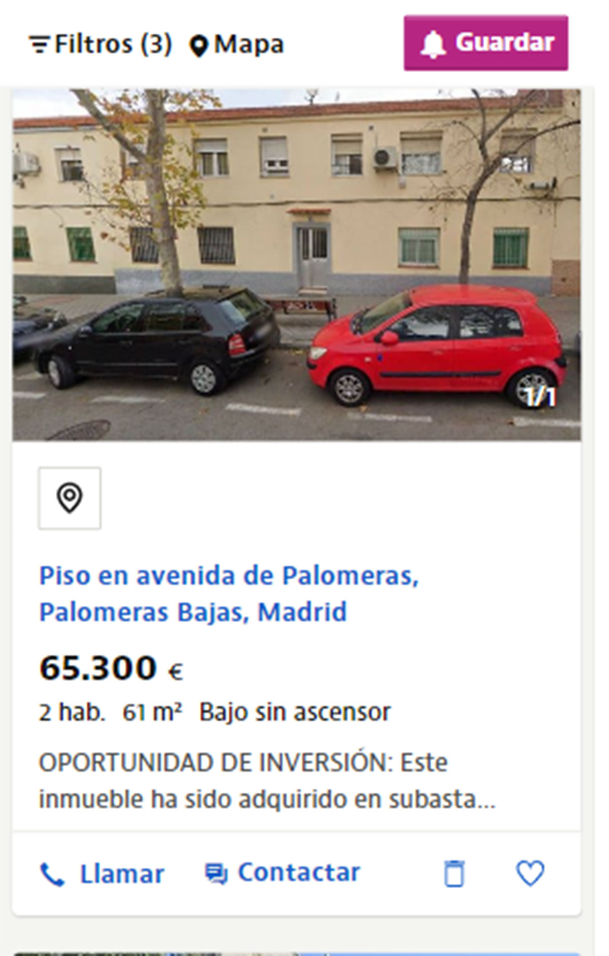 Piso cerca de Madrid por 65.300 euros