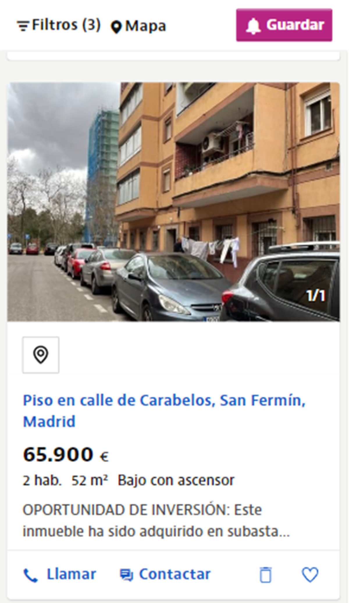 Piso cerca de Madrid por 65.900 euros