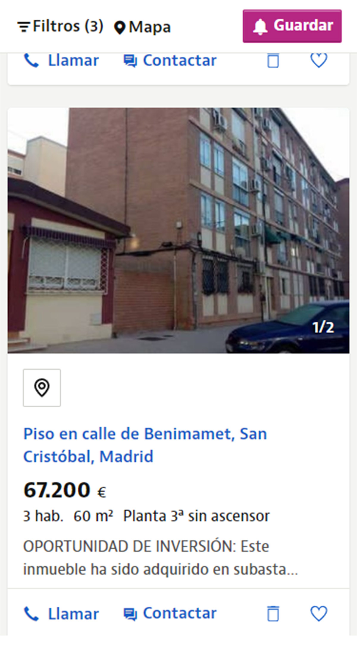 Piso cerca de Madrid por 67.000 euros