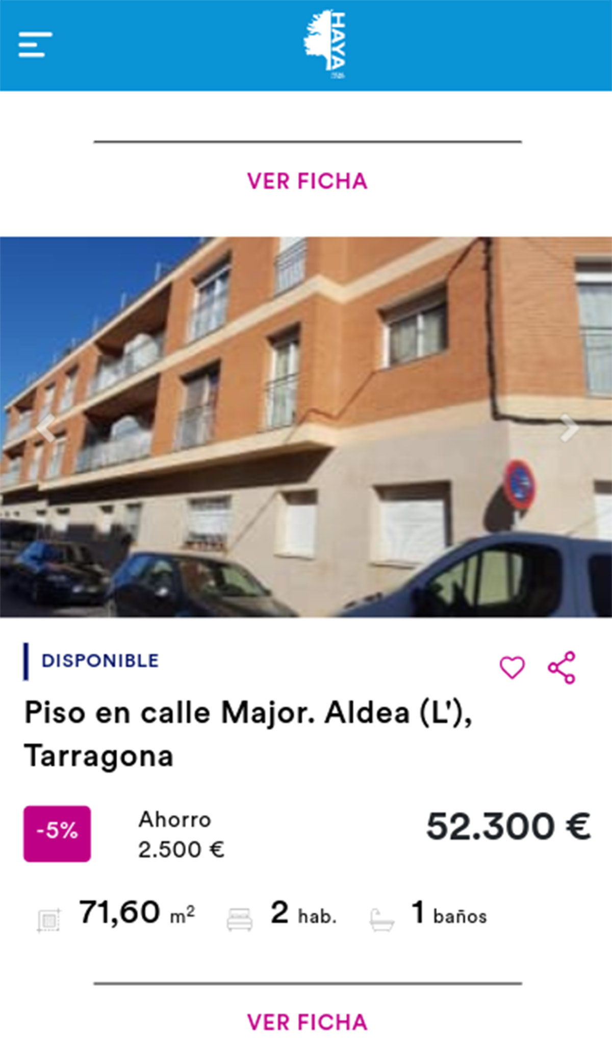 Piso de Haya por 52.300 euros